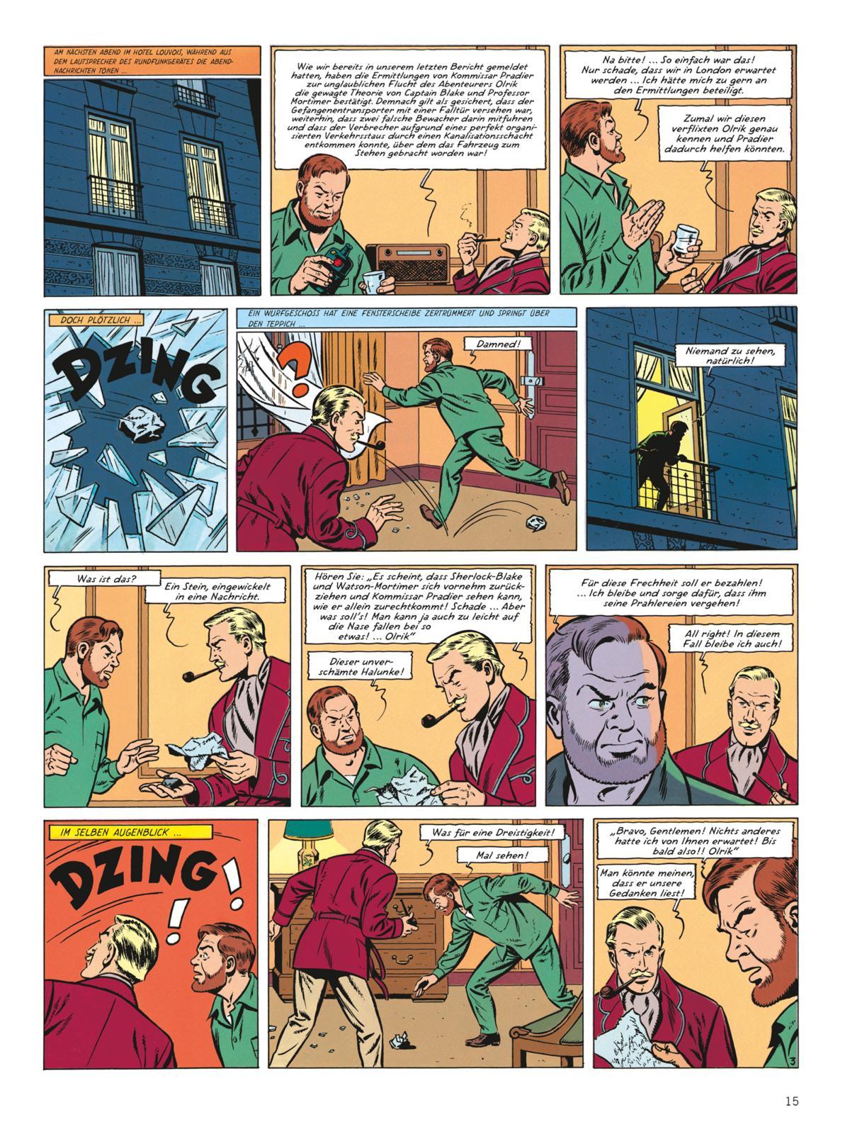 Beispielinhalt (Bild) Blake und Mortimer Bibliothek 7: Die Diamanten-Affäre