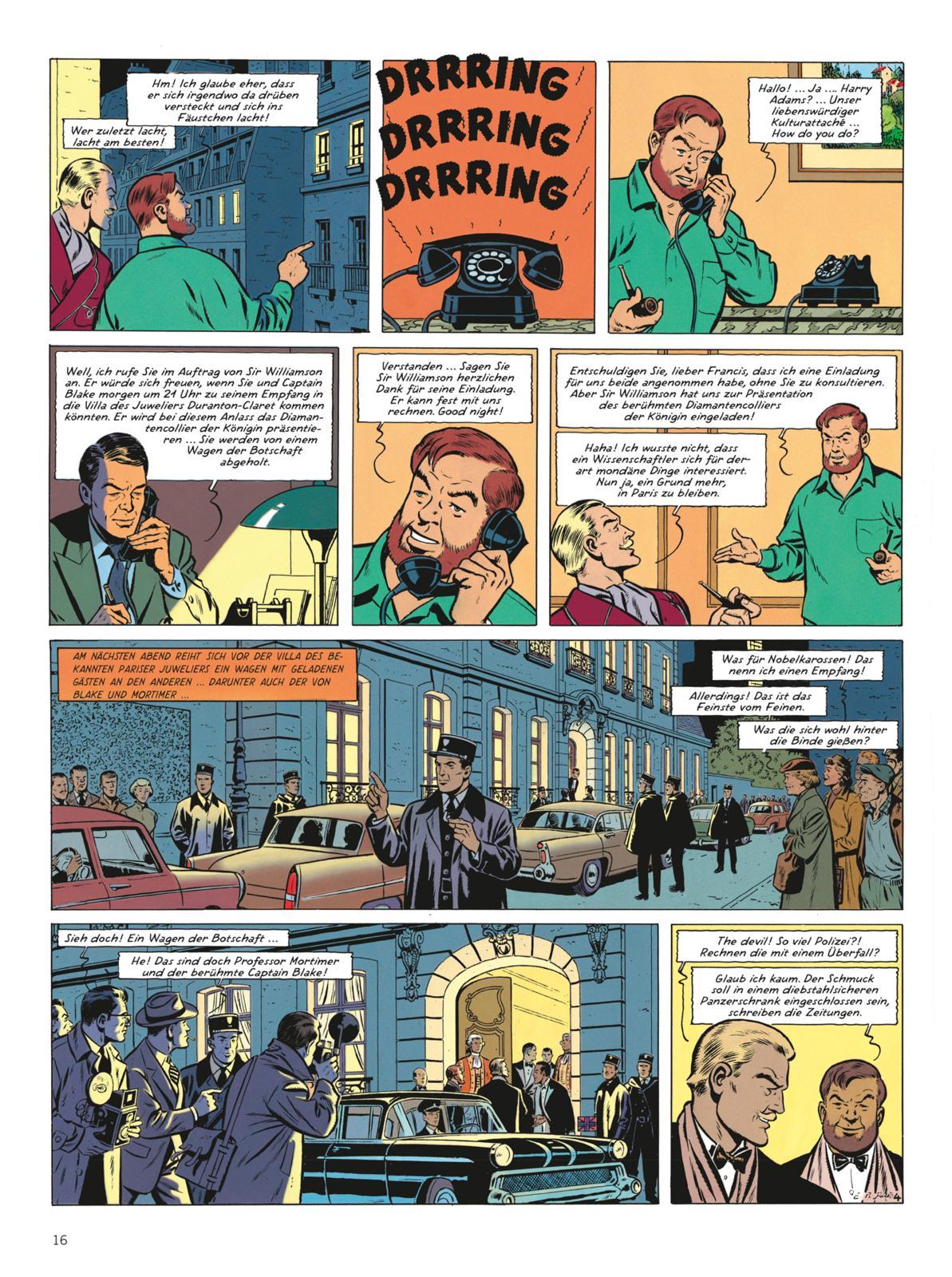 Beispielinhalt (Bild) Blake und Mortimer Bibliothek 7: Die Diamanten-Affäre