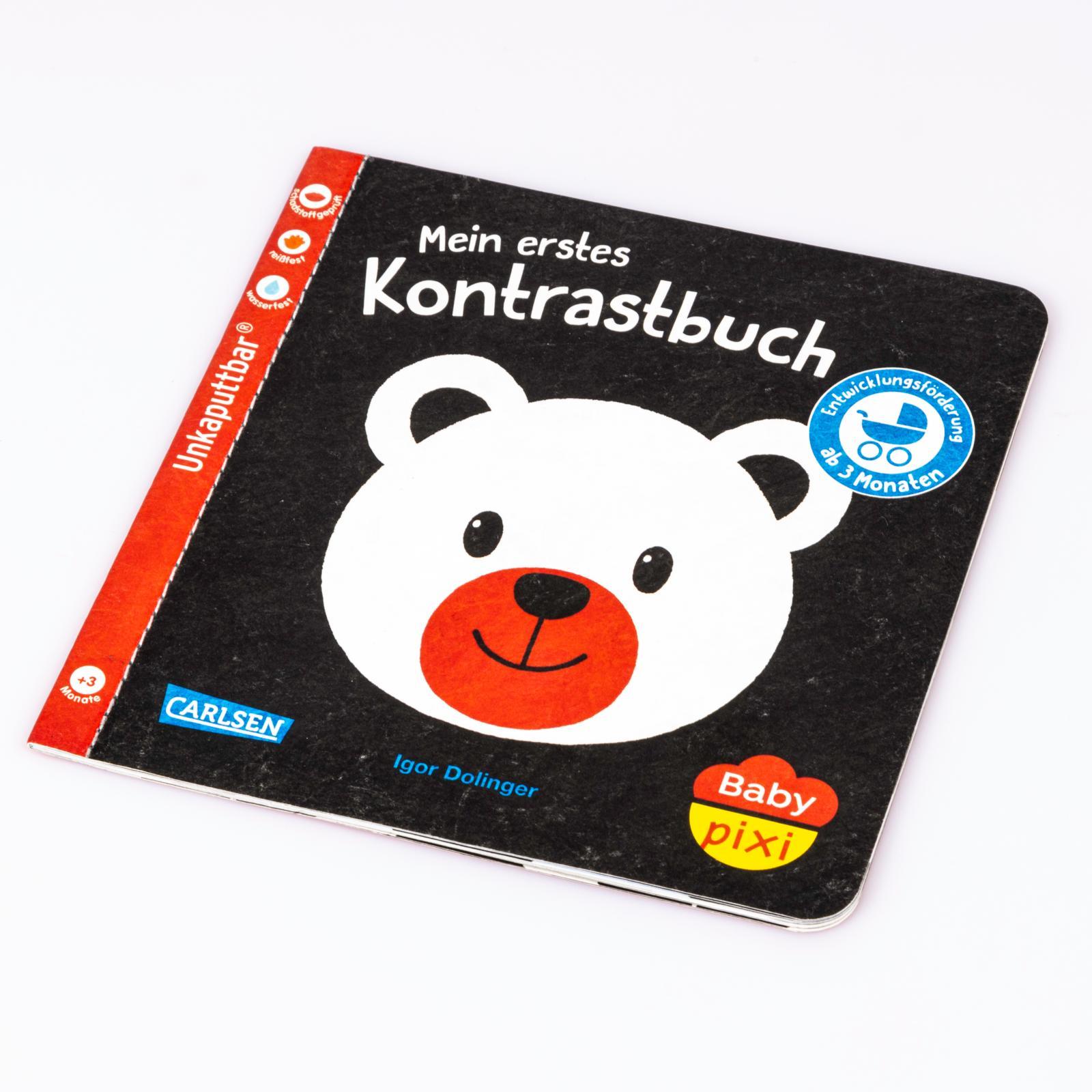 Beispielinhalt (Bild) Baby Pixi (unkaputtbar) 156: Mein erstes Kontrastbuch ab 3 Monaten