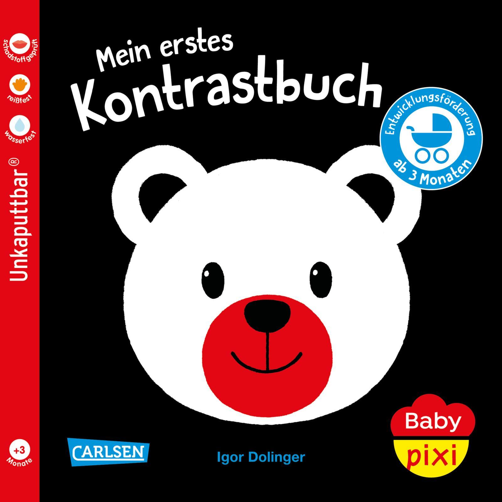Vorderes Coverbild Baby Pixi (unkaputtbar) 156: Mein erstes Kontrastbuch ab 3 Monaten