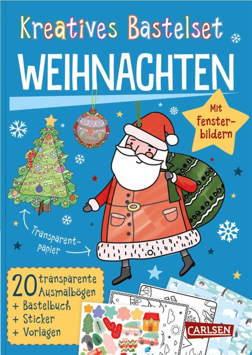 Vorderes Coverbild Bastelset für Kinder: Kreatives Bastelset: Weihnachten