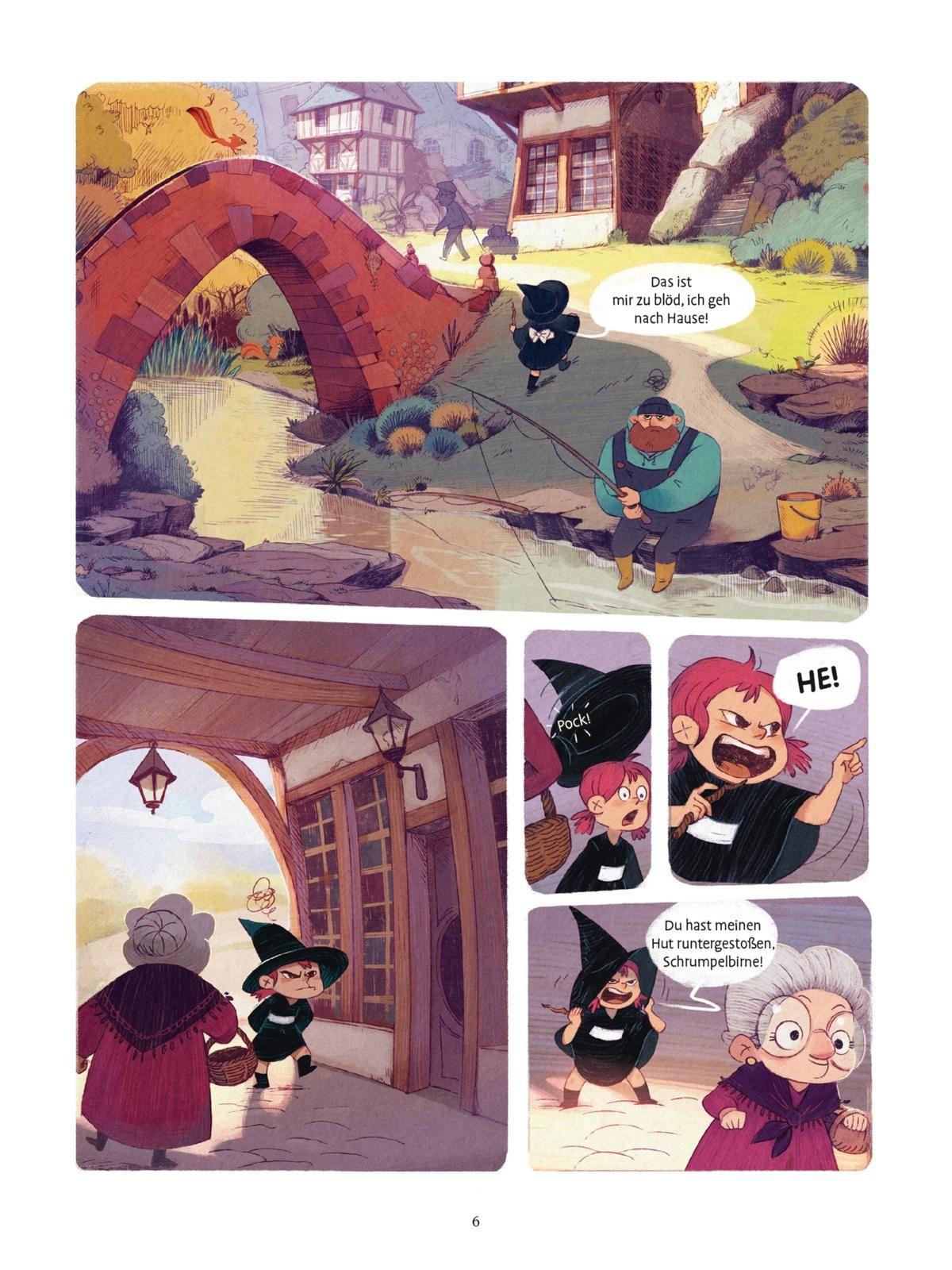 Beispielinhalt (Bild) Kleine Hexe Nebel 1: Das Erwachen des Drachen