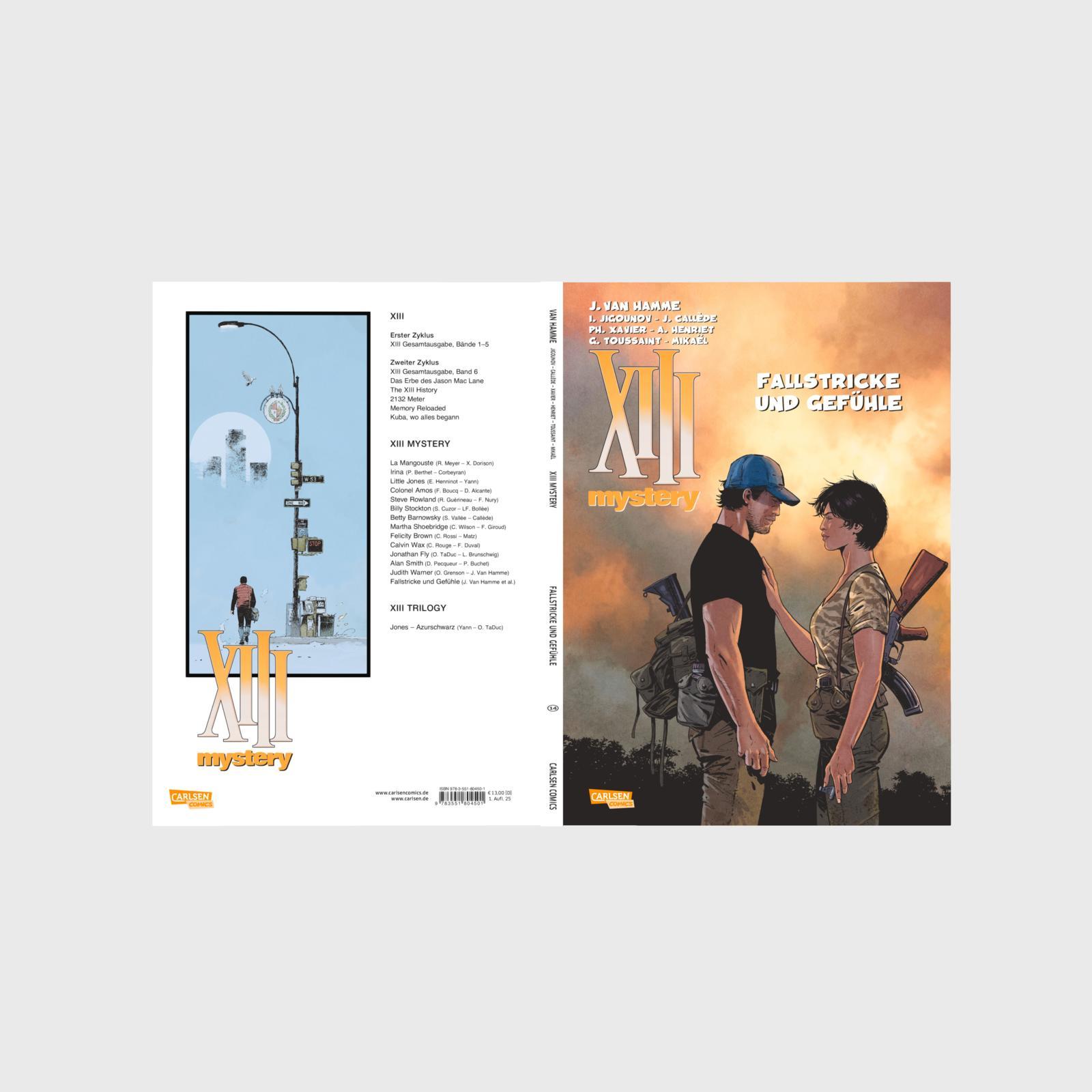 Beispielinhalt (Bild) XIII Mystery 14: Fallstricke und Gefühle