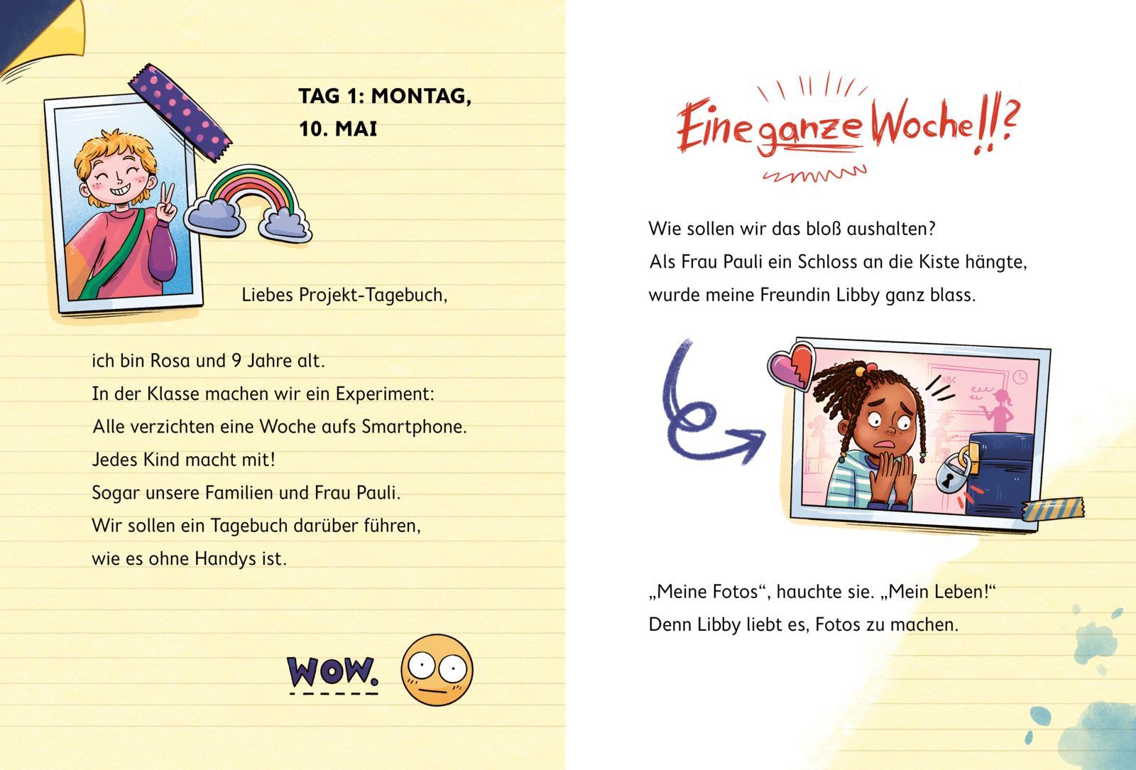 Beispielinhalt (Bild) Hilfe! Eine Woche ohne Handy