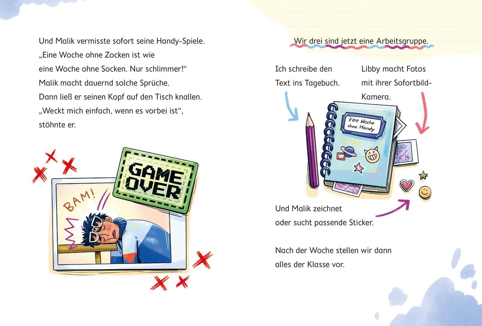 Beispielinhalt (Bild) Hilfe! Eine Woche ohne Handy