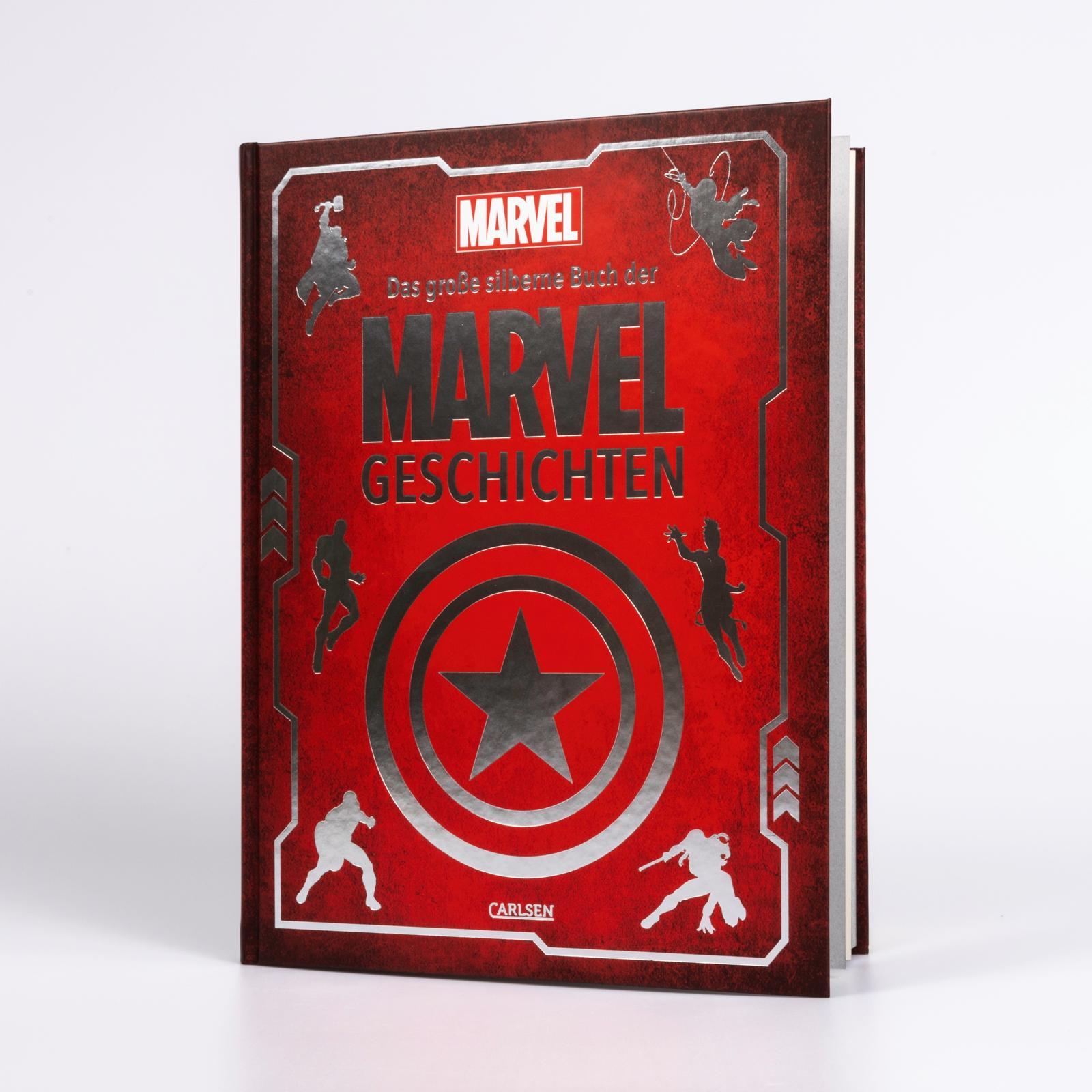 Beispielinhalt (Bild) Marvel: Das große silberne Buch der MARVEL-Geschichten