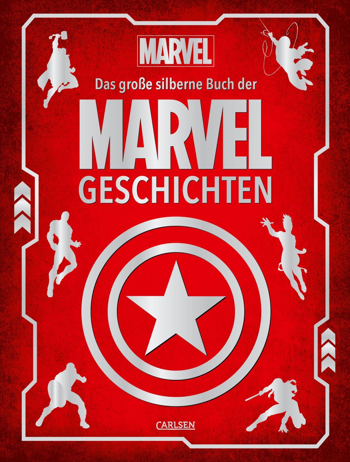 Vorderes Coverbild Marvel: Das große silberne Buch der MARVEL-Geschichten