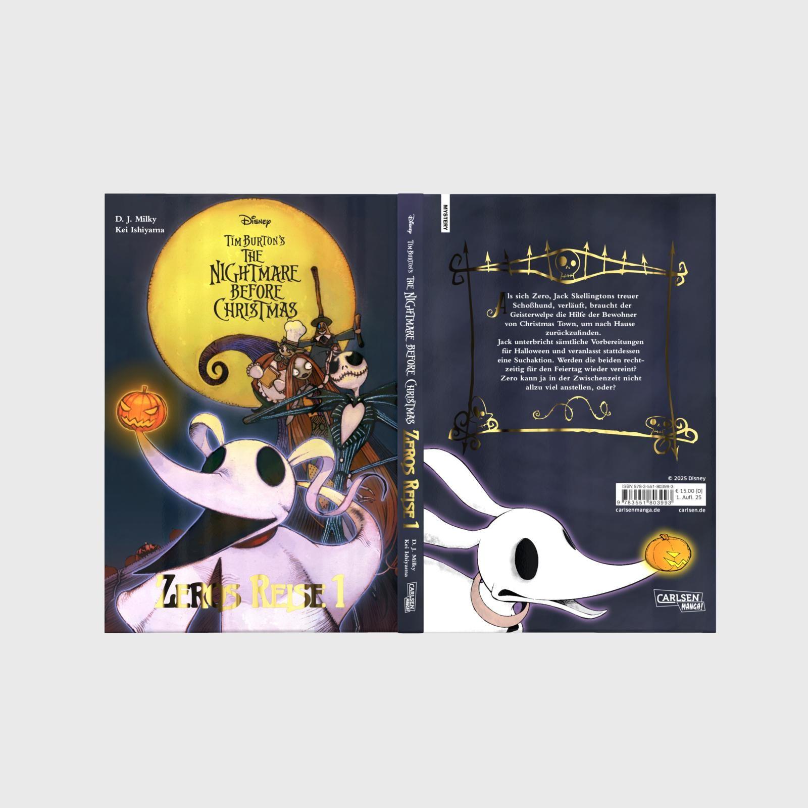 Beispielinhalt (Bild) Tim Burton's The Nightmare Before Christmas: Zeros Reise 1