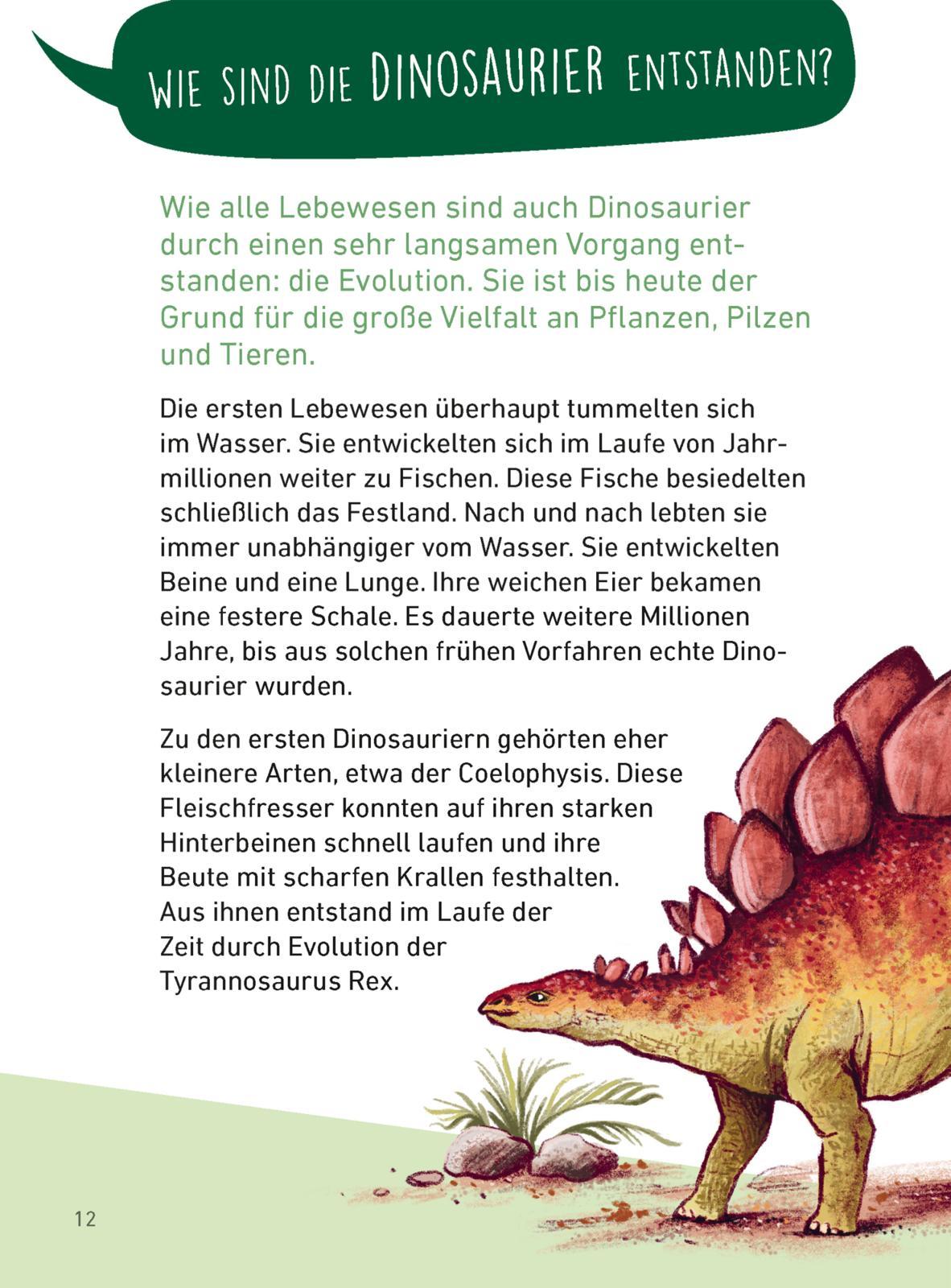 Beispielinhalt (Bild) Frag doch mal ... die Maus: Die wichtigsten Fragen zu Dinosauriern