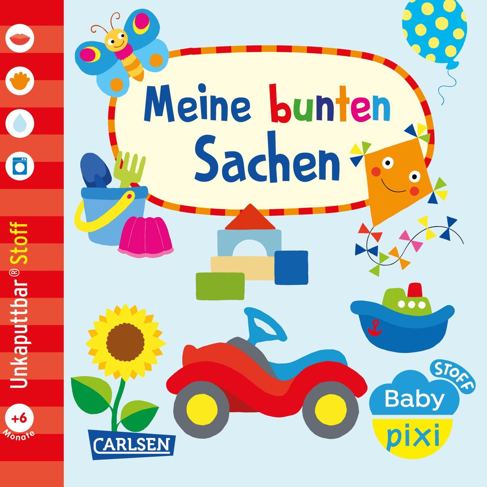Vorderes Coverbild Baby Pixi (unkaputtbar) 166: Baby Pixi Stoff: Meine bunten Sachen