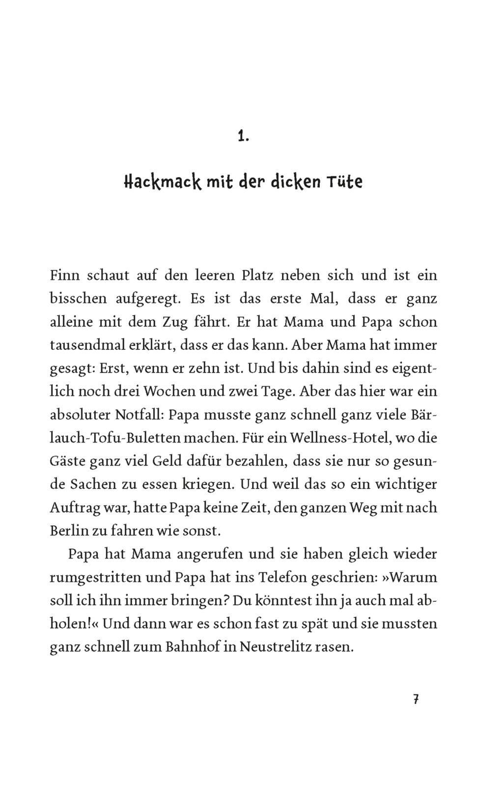Beispielinhalt (Bild) Kannawoniwasein 1: Kannawoniwasein! Manchmal muss man einfach verduften