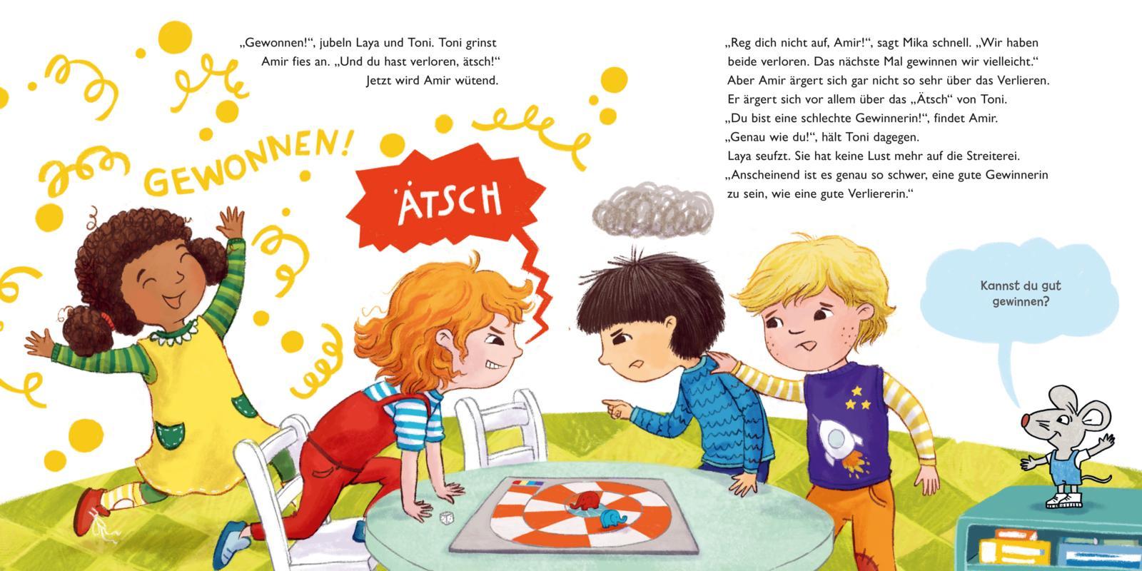 Beispielinhalt (Bild) LESEMAUS 133: Wir können das! Gewinnen und verlieren