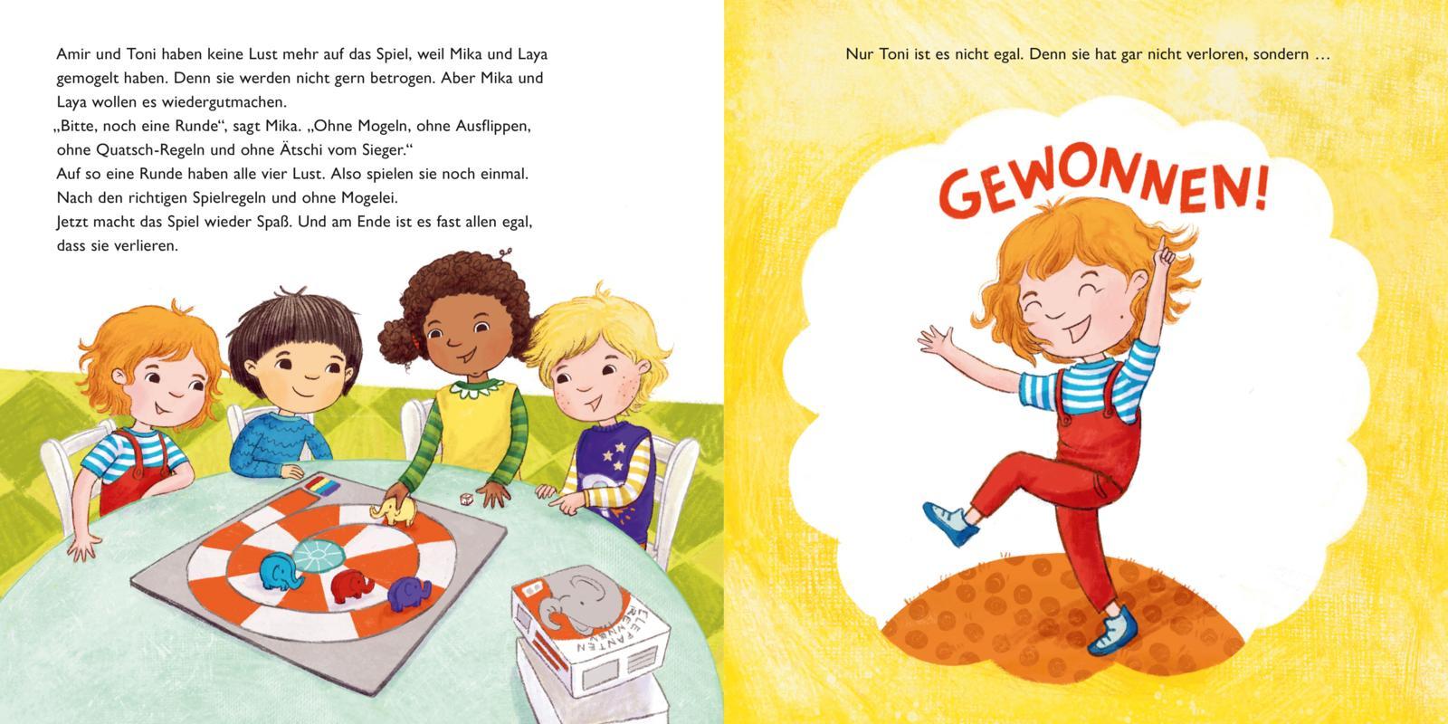 Beispielinhalt (Bild) LESEMAUS 133: Wir können das! Gewinnen und verlieren