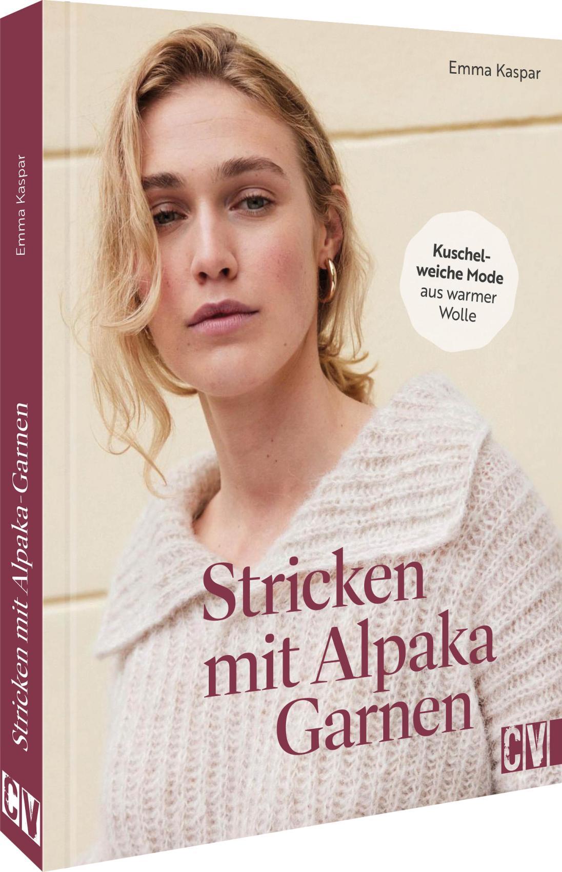 Vorderes Coverbild Stricken mit Alpaka-Garnen