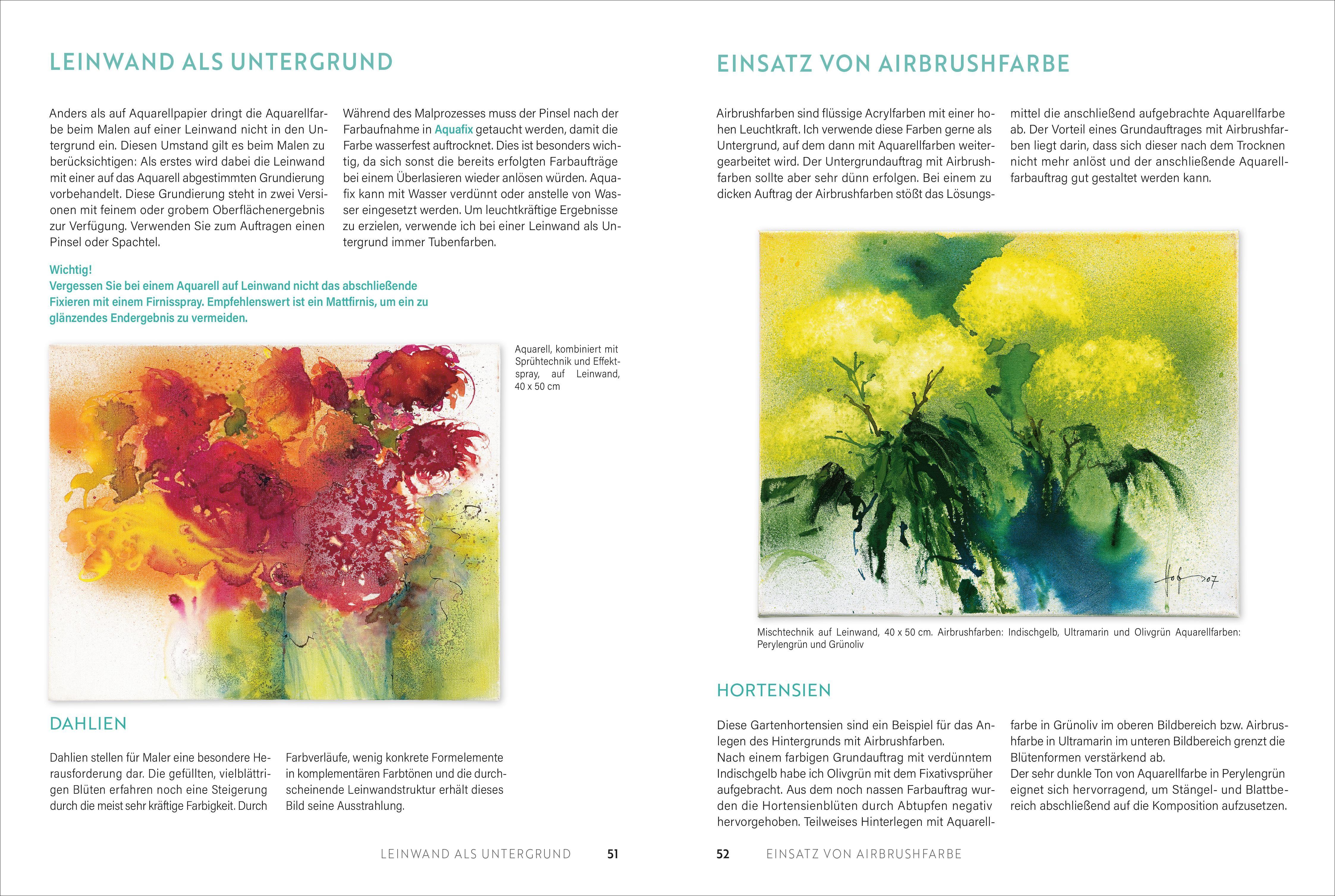 Beispielinhalt (Bild) Handbuch Aquarell