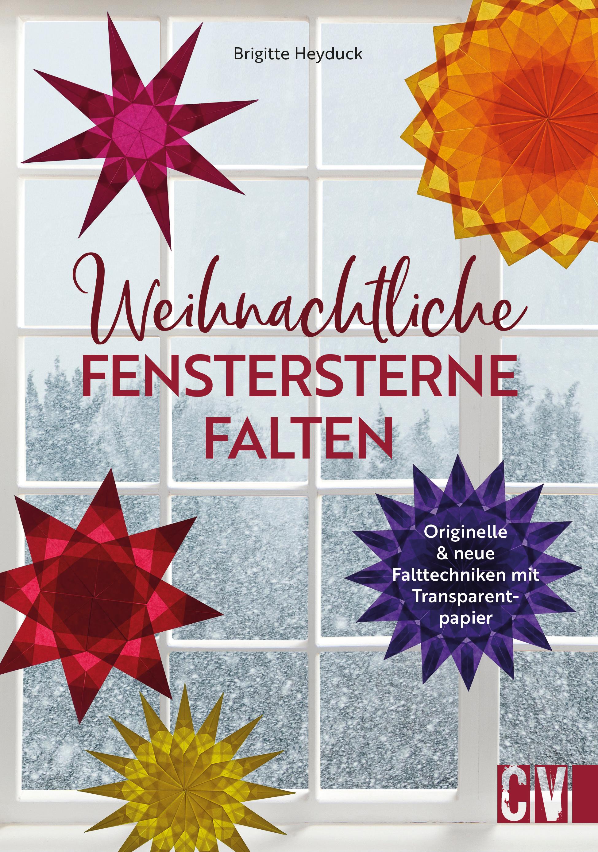 Vorderes Coverbild Weihnachtliche Fenstersterne falten