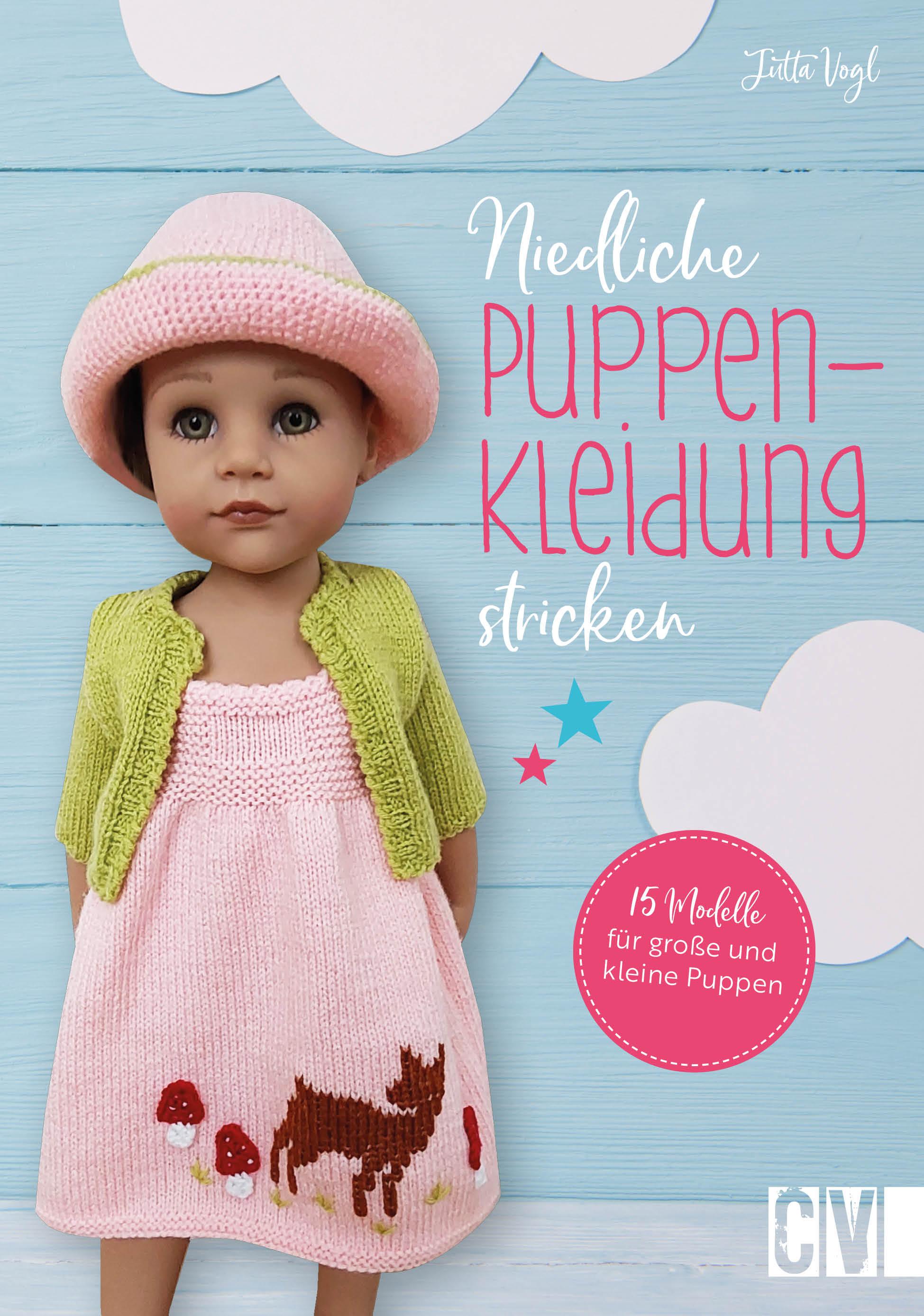 Vorderes Coverbild Niedliche Puppenkleidung stricken