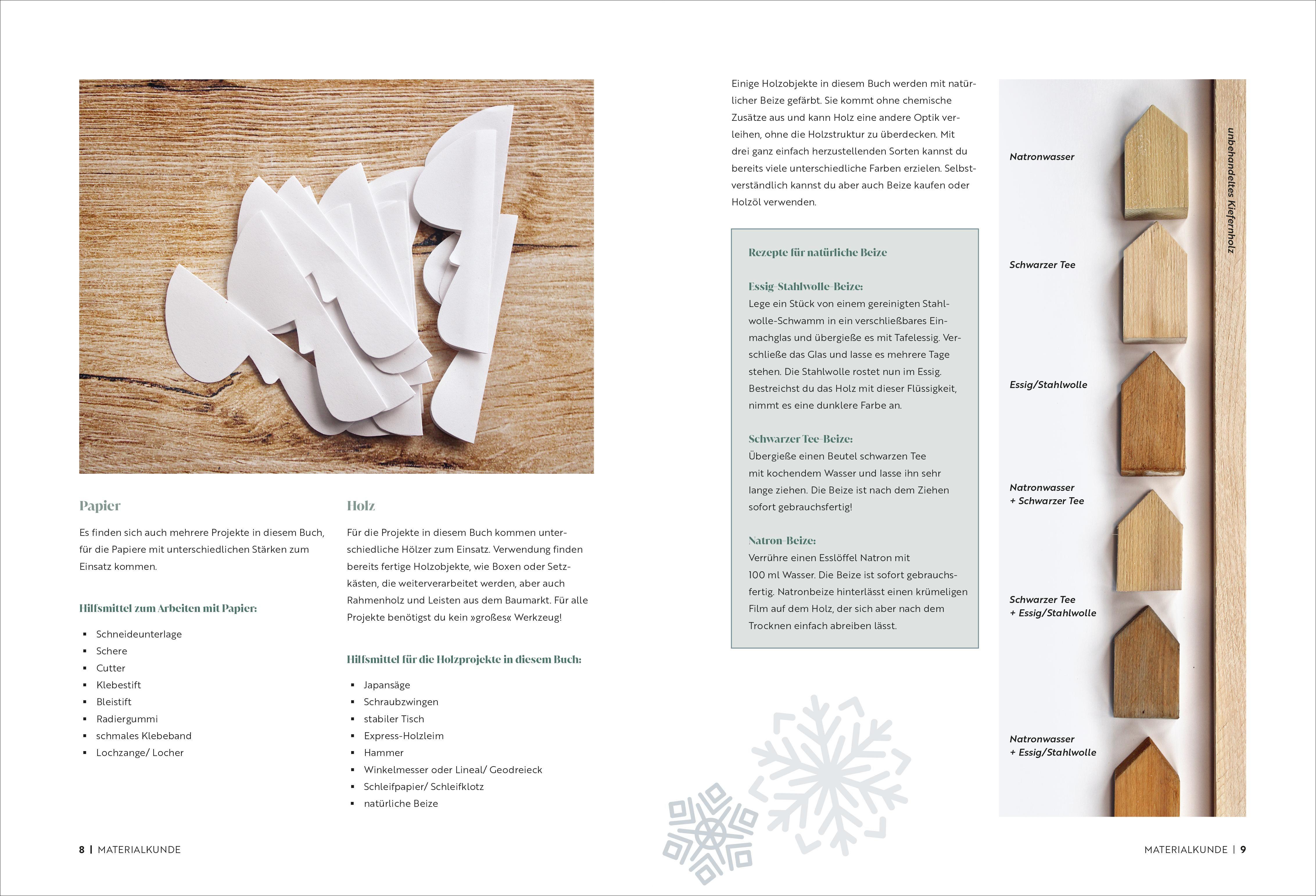 Beispielinhalt (Bild) Zauberhafte Weihnachtsdeko selbstgemacht