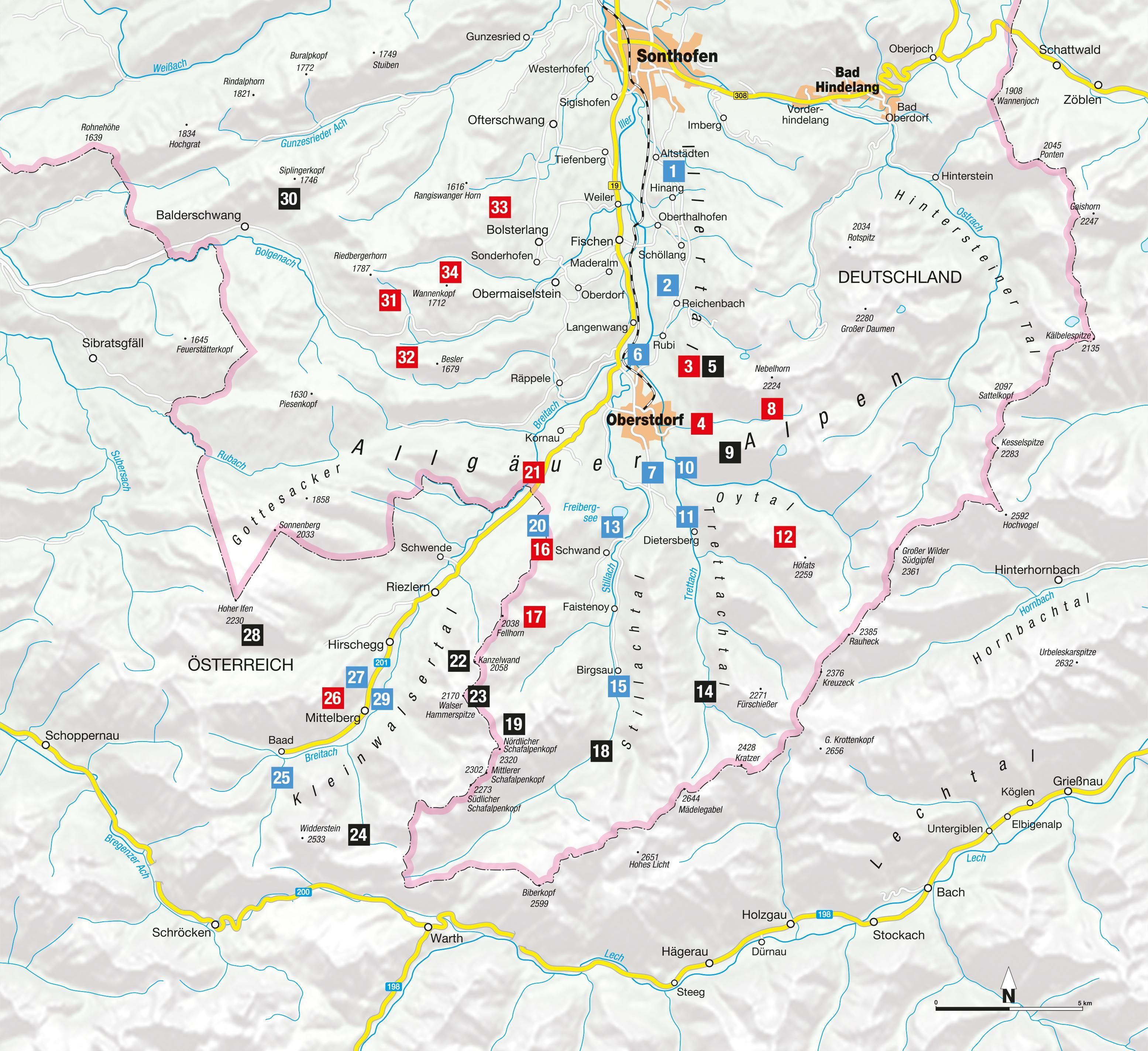 Beispielinhalt (Bild) Erlebnis-Wanderungen in und um Oberstdorf