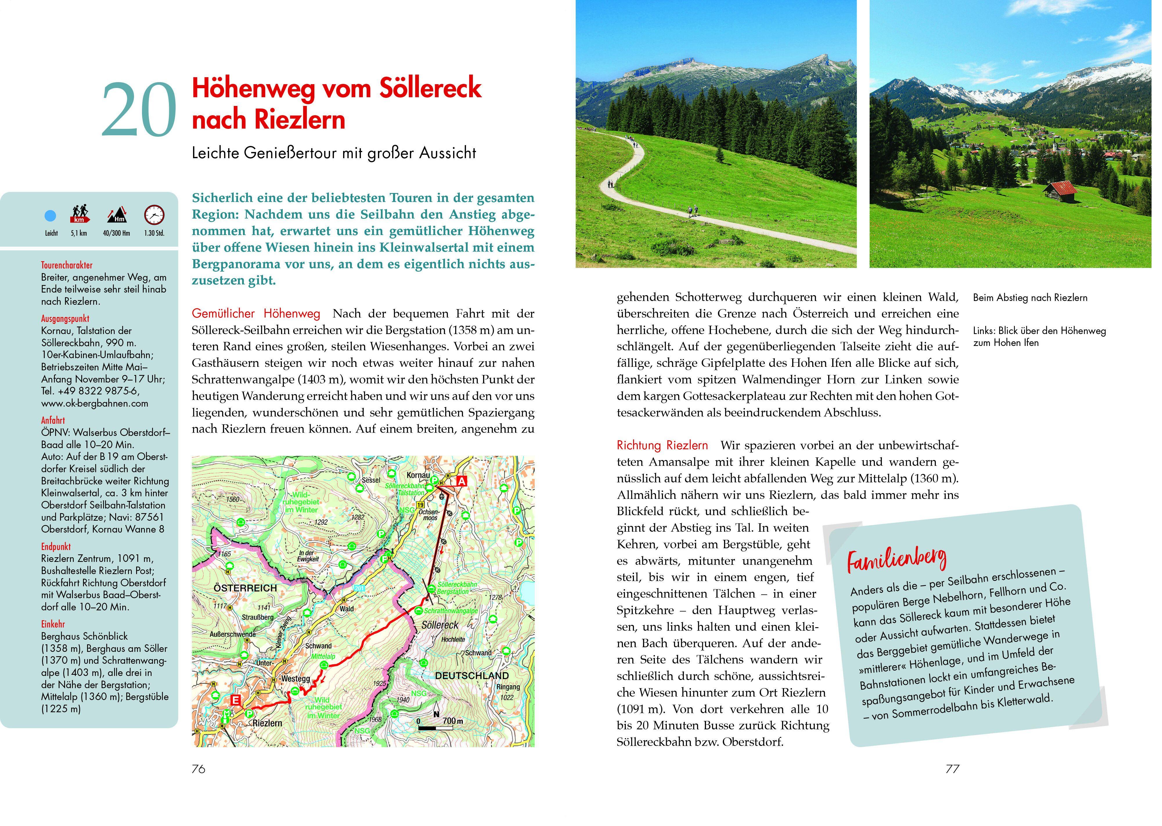 Beispielinhalt (Bild) Erlebnis-Wanderungen in und um Oberstdorf