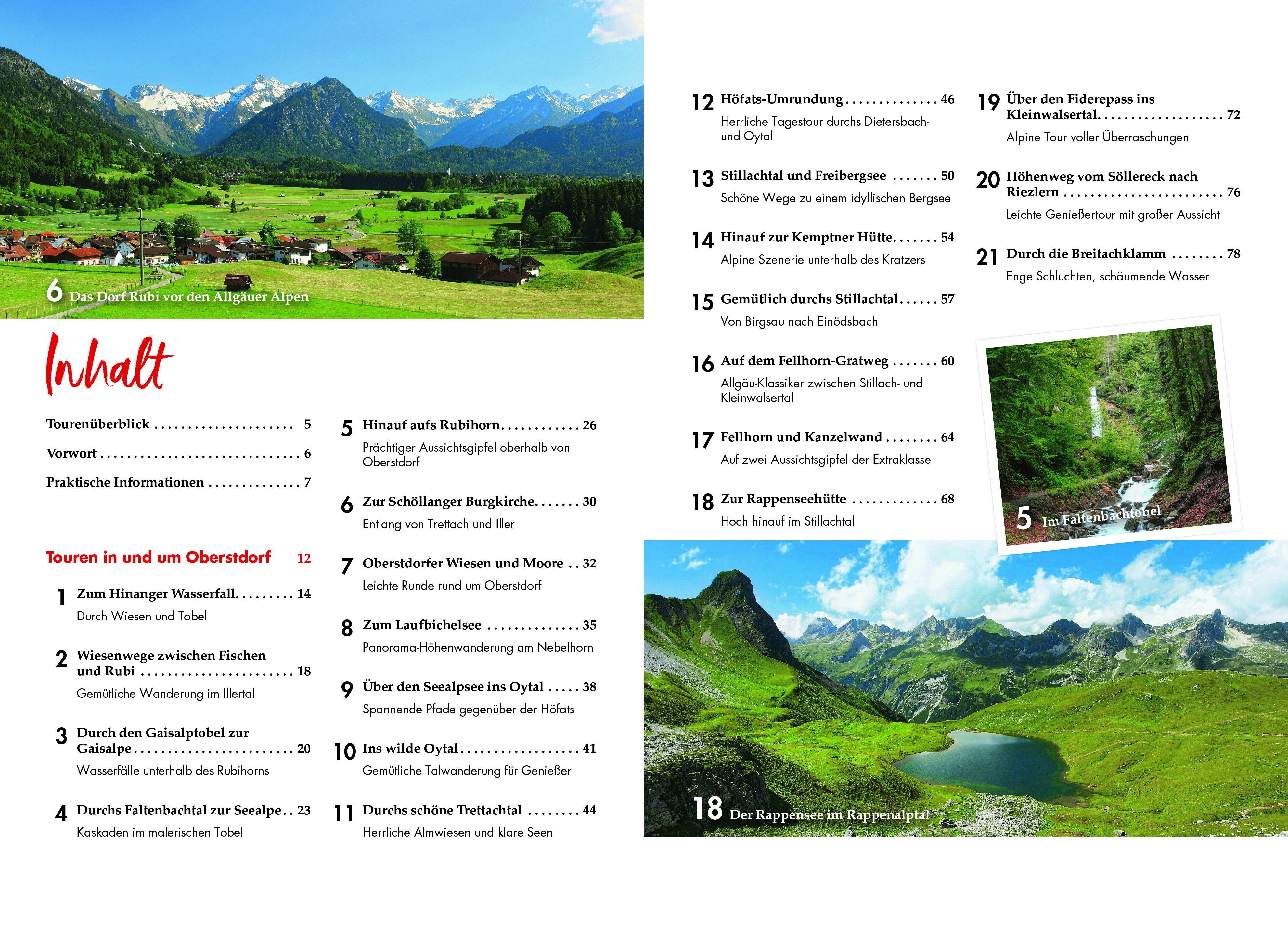 Beispielinhalt (Bild) Erlebnis-Wanderungen in und um Oberstdorf