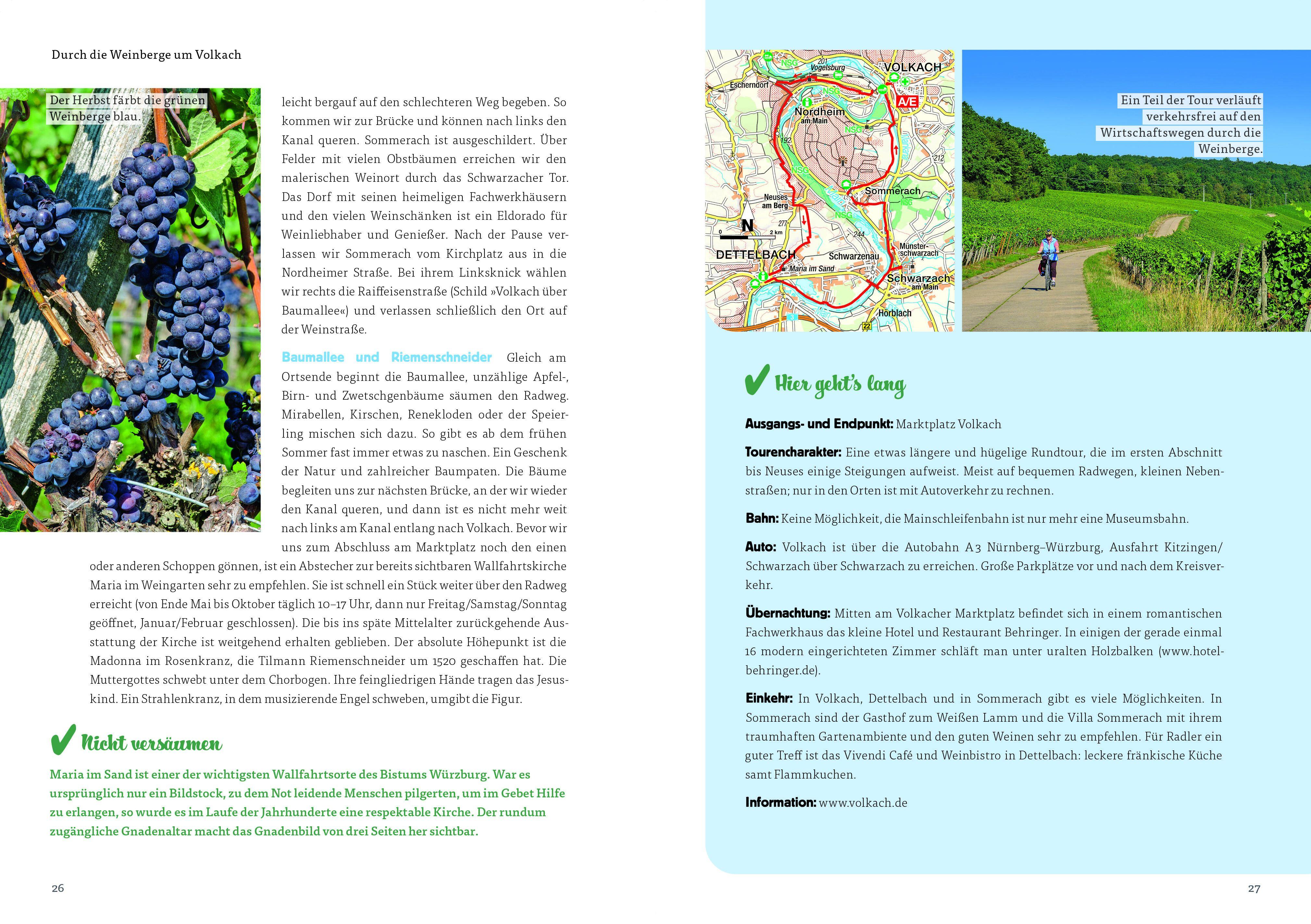 Beispielinhalt (Bild) Die Radel-Bucket-List Bayern