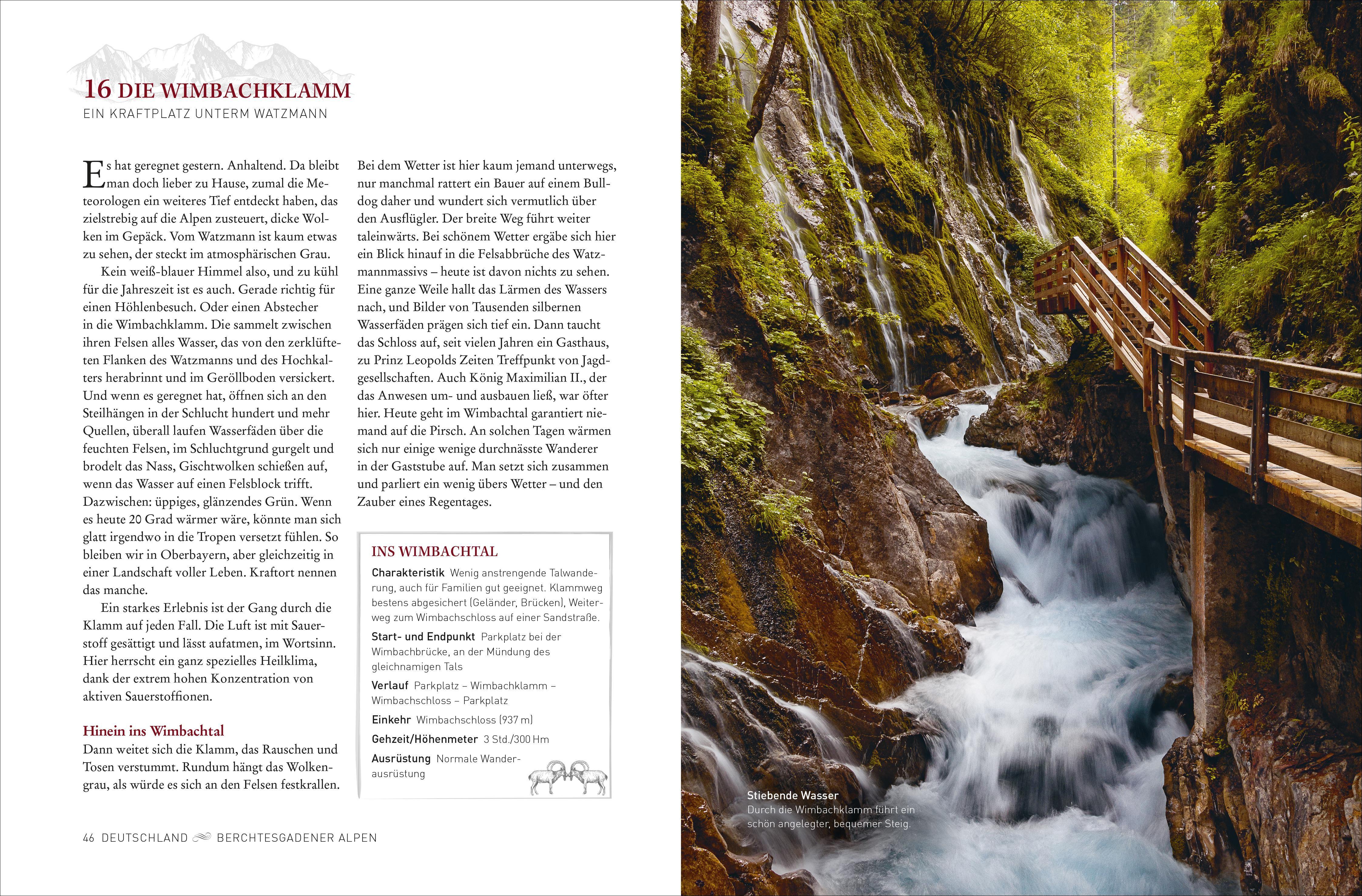 Beispielinhalt (Bild) Das Buch der mystischen Orte in den Alpen