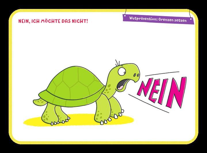 Beispielinhalt (Bild) Das Wut-weg-Kartenset