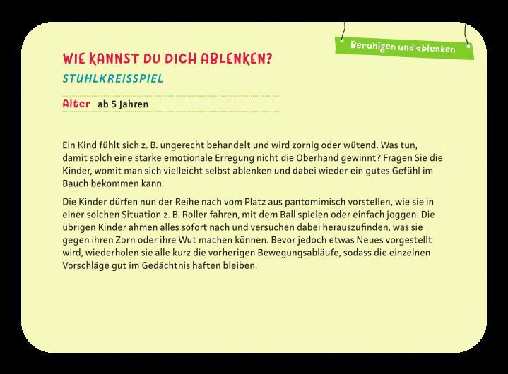 Beispielinhalt (Bild) Das Wut-weg-Kartenset