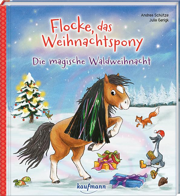 Vorderes Coverbild Flocke, das Weihnachtspony - Die magische Waldweihnacht