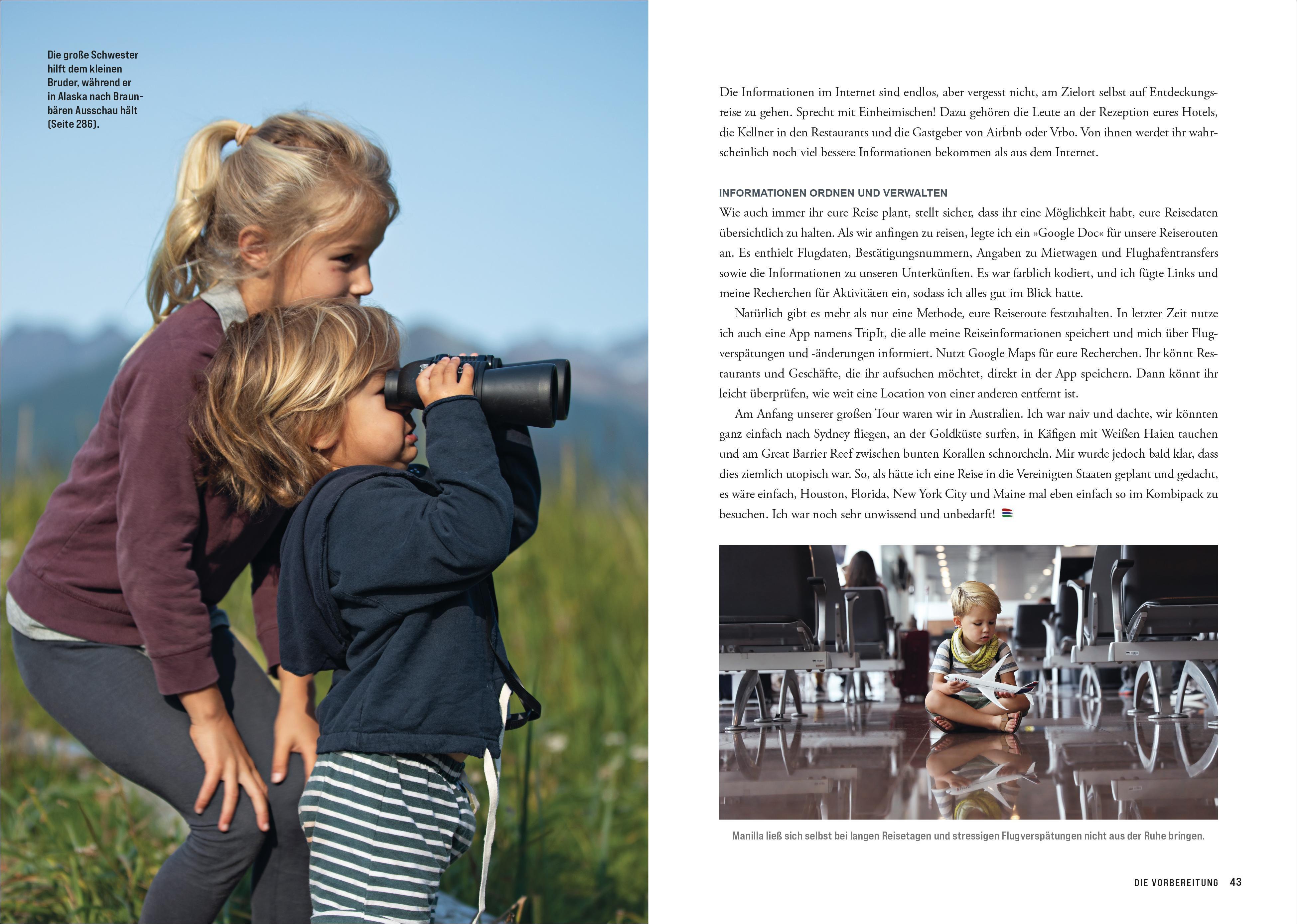 Beispielinhalt (Bild) Bucket List Family - Das Weltreisebuch