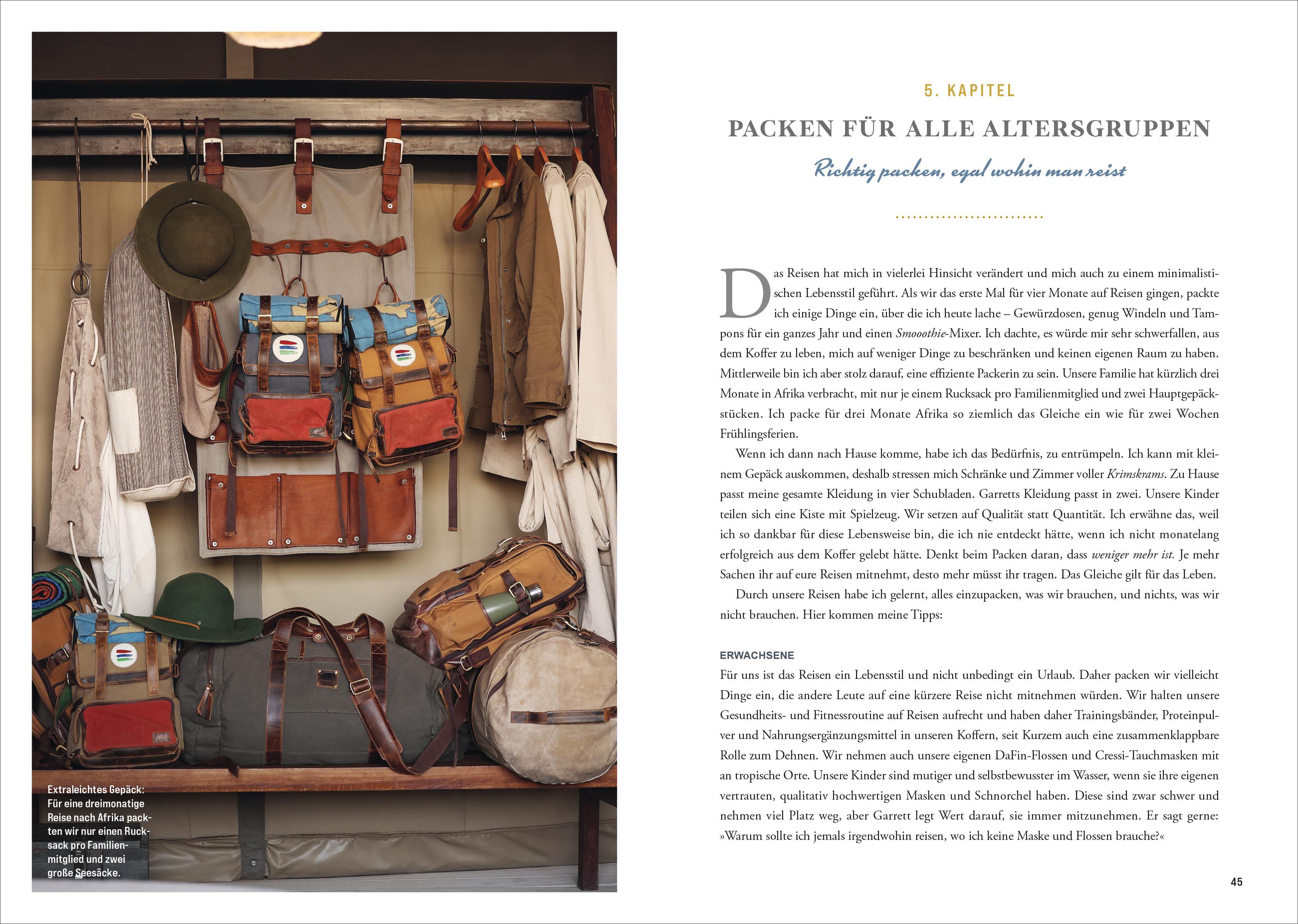 Beispielinhalt (Bild) Bucket List Family - Das Weltreisebuch