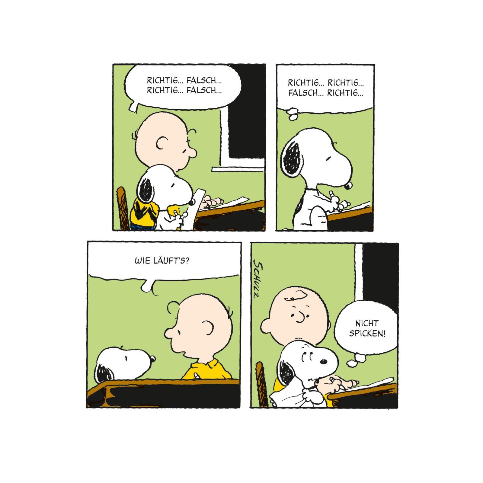 Beispielinhalt (Bild) Peanuts Geschenkbuch: Viel Glück wünschen Snoopy und die Peanuts!