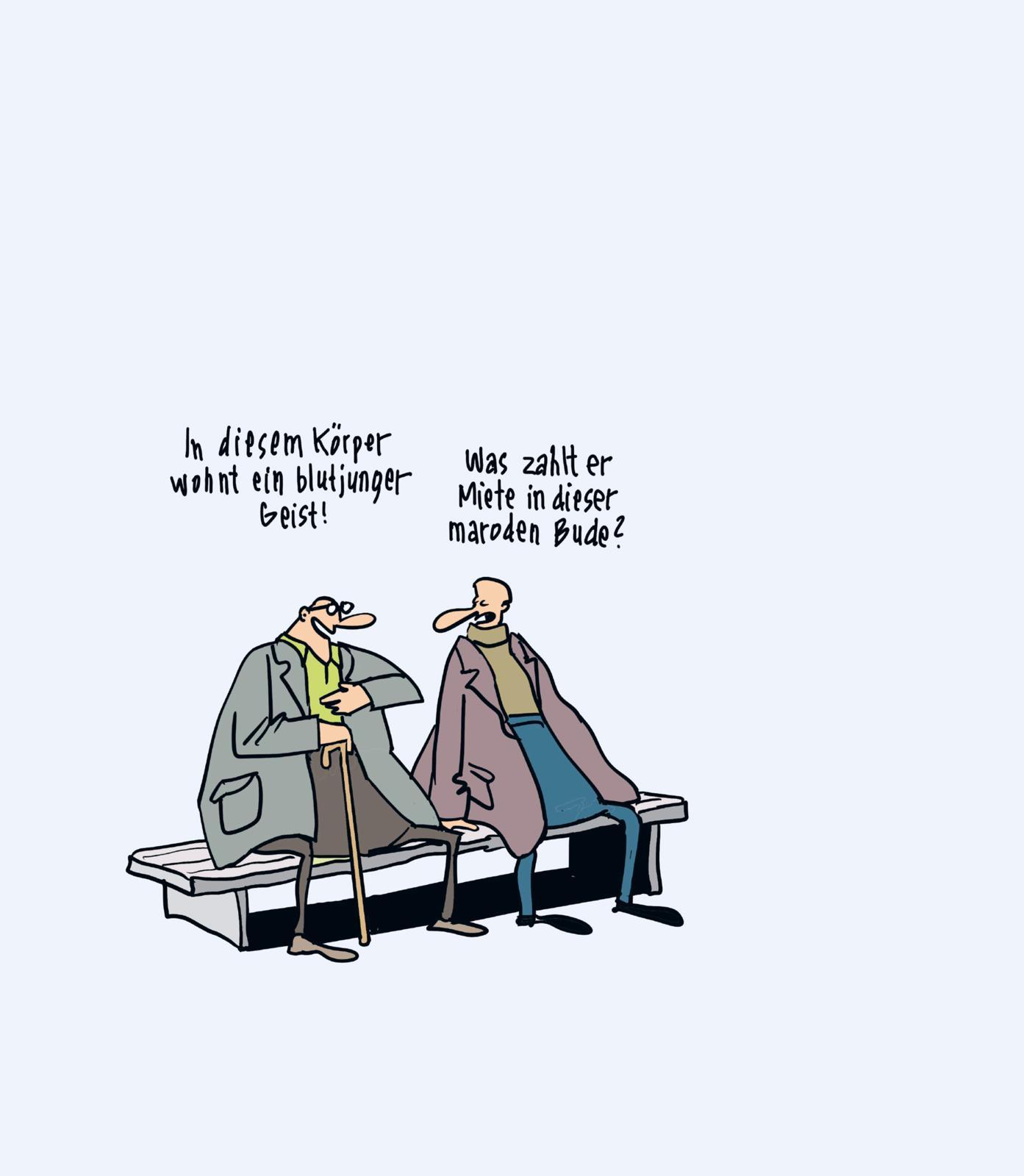 Beispielinhalt (Bild) Ich bin eindeutig zu jung für mein Alter!