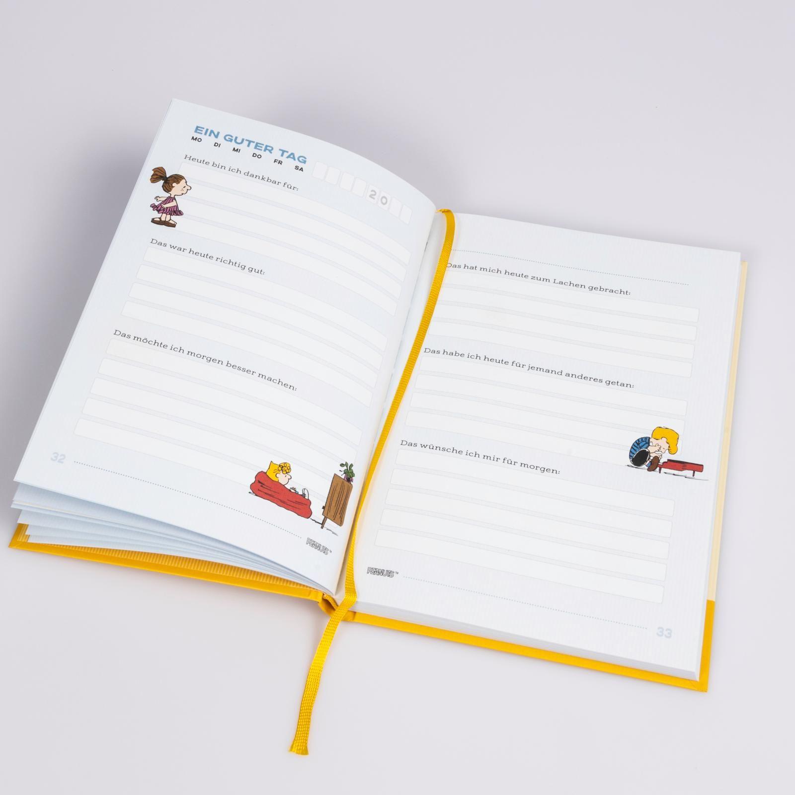 Beispielinhalt (Bild) Peanuts Geschenkbuch: Ein guter Tag