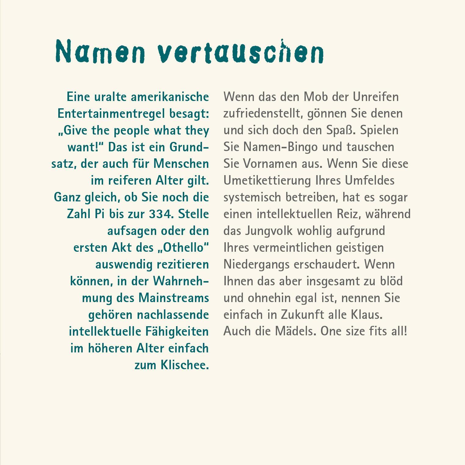 Beispielinhalt (Bild) Geschafft: Was man ab 80 alles tun darf!