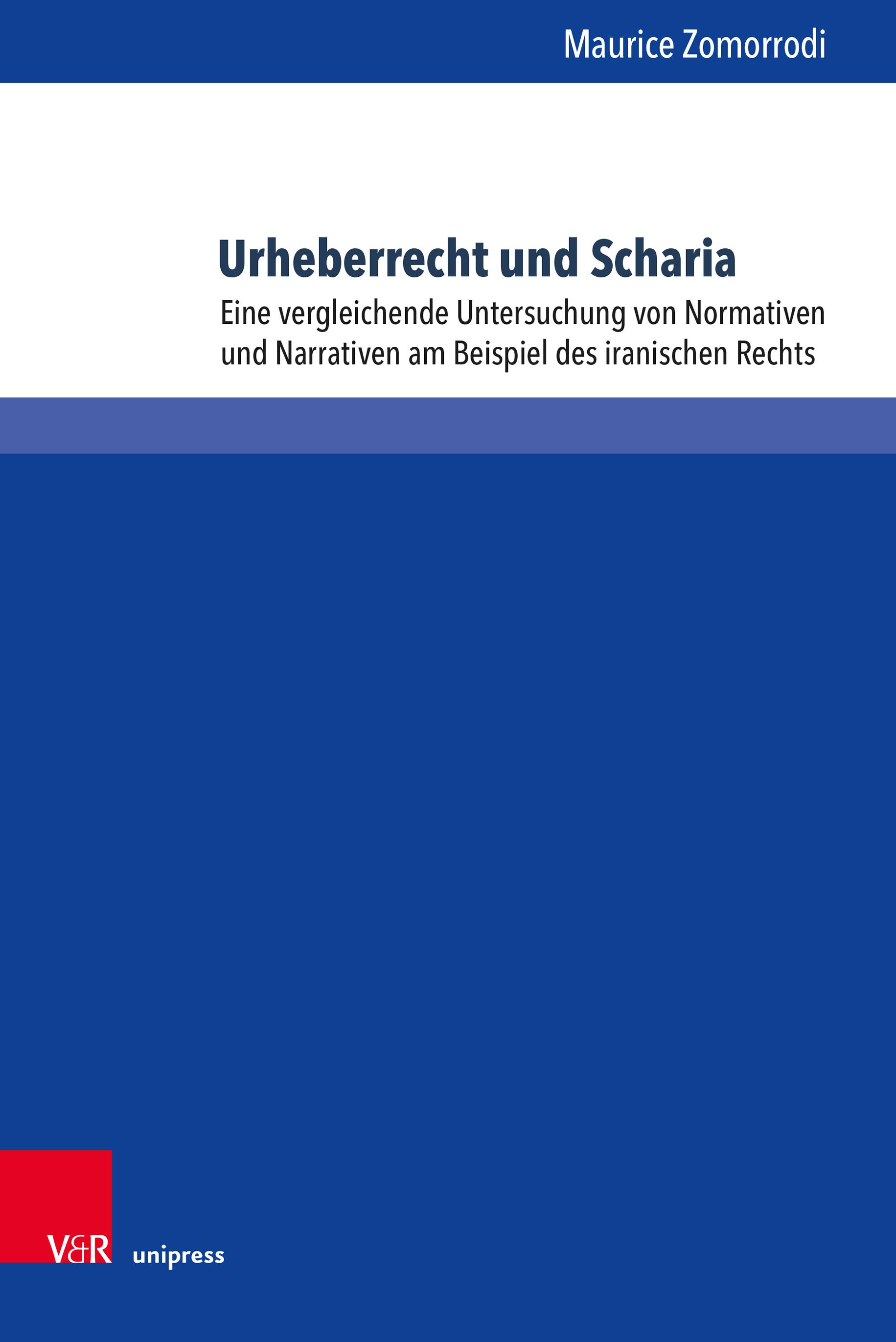 Vorderes Coverbild Urheberrecht und Scharia