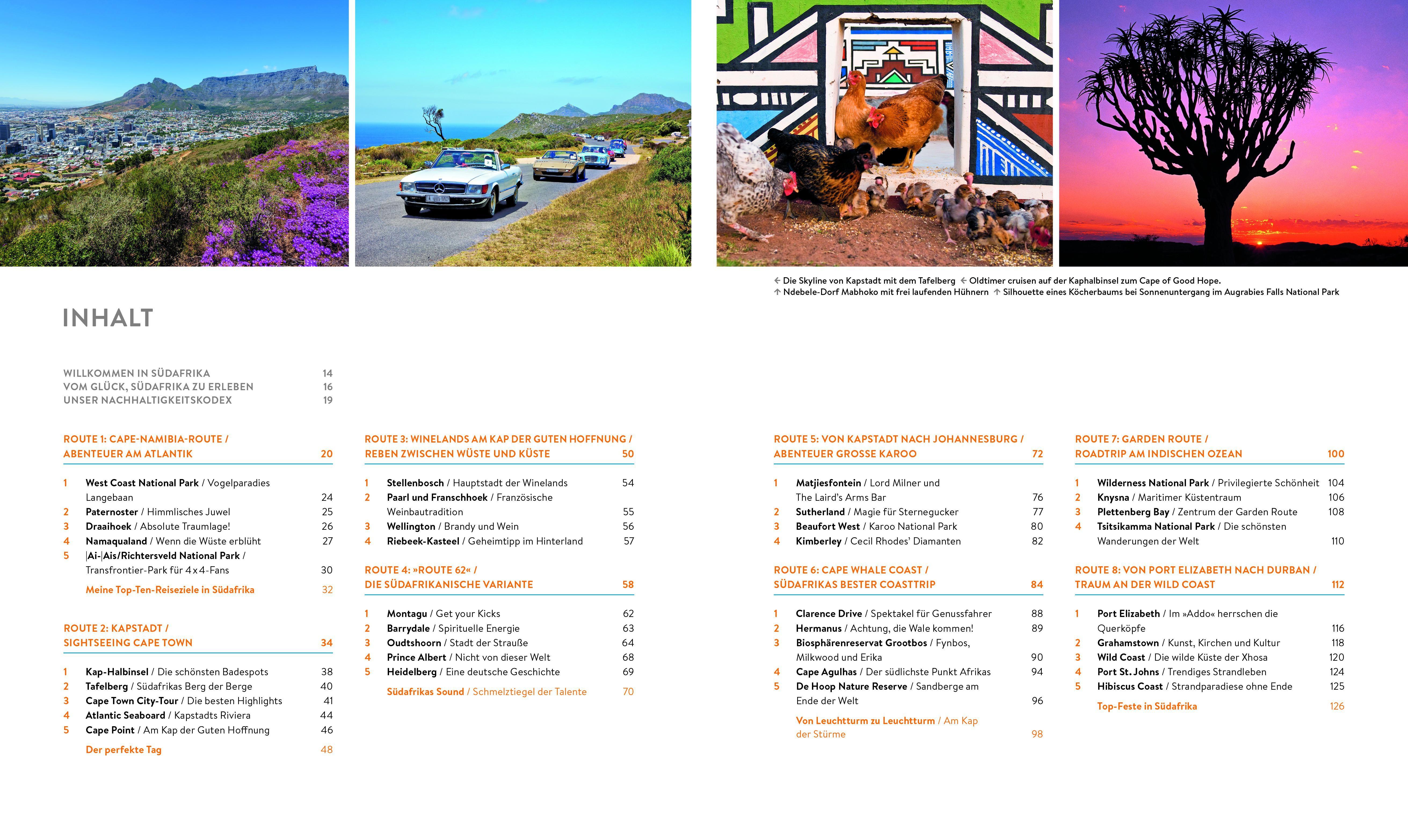 Beispielinhalt (Bild) Roadtrips Südafrika