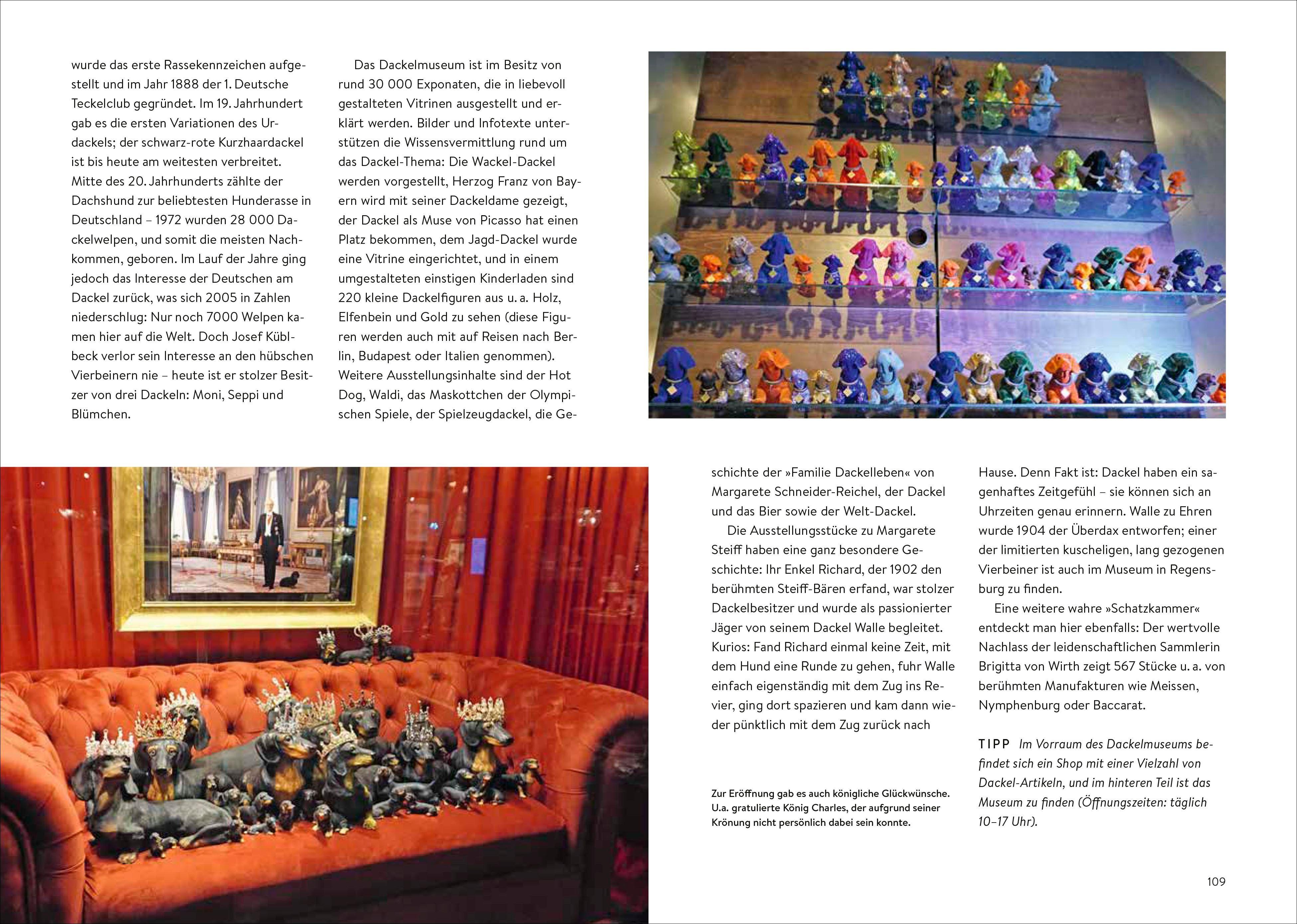 Beispielinhalt (Bild) Das Buch der kuriosen Orte in Bayern