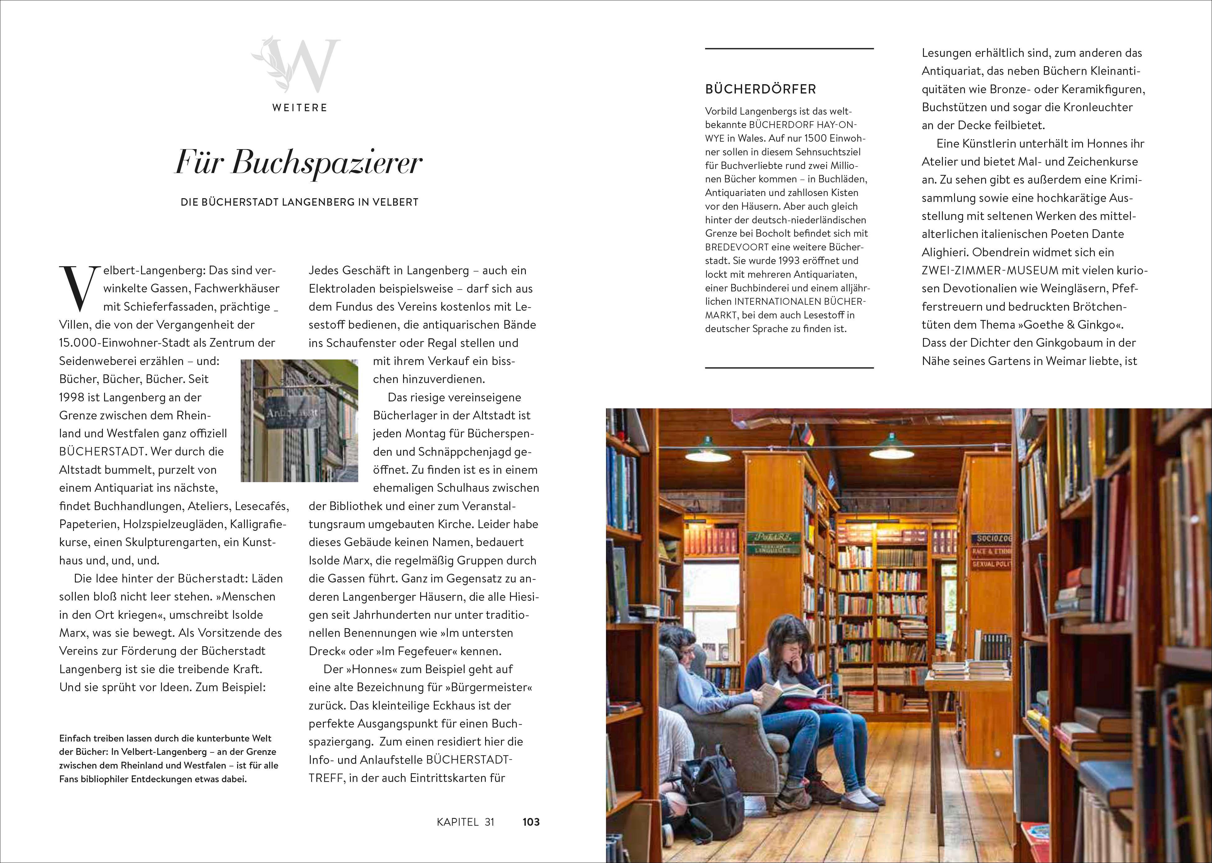 Beispielinhalt (Bild) Deutschland für Buchverliebte