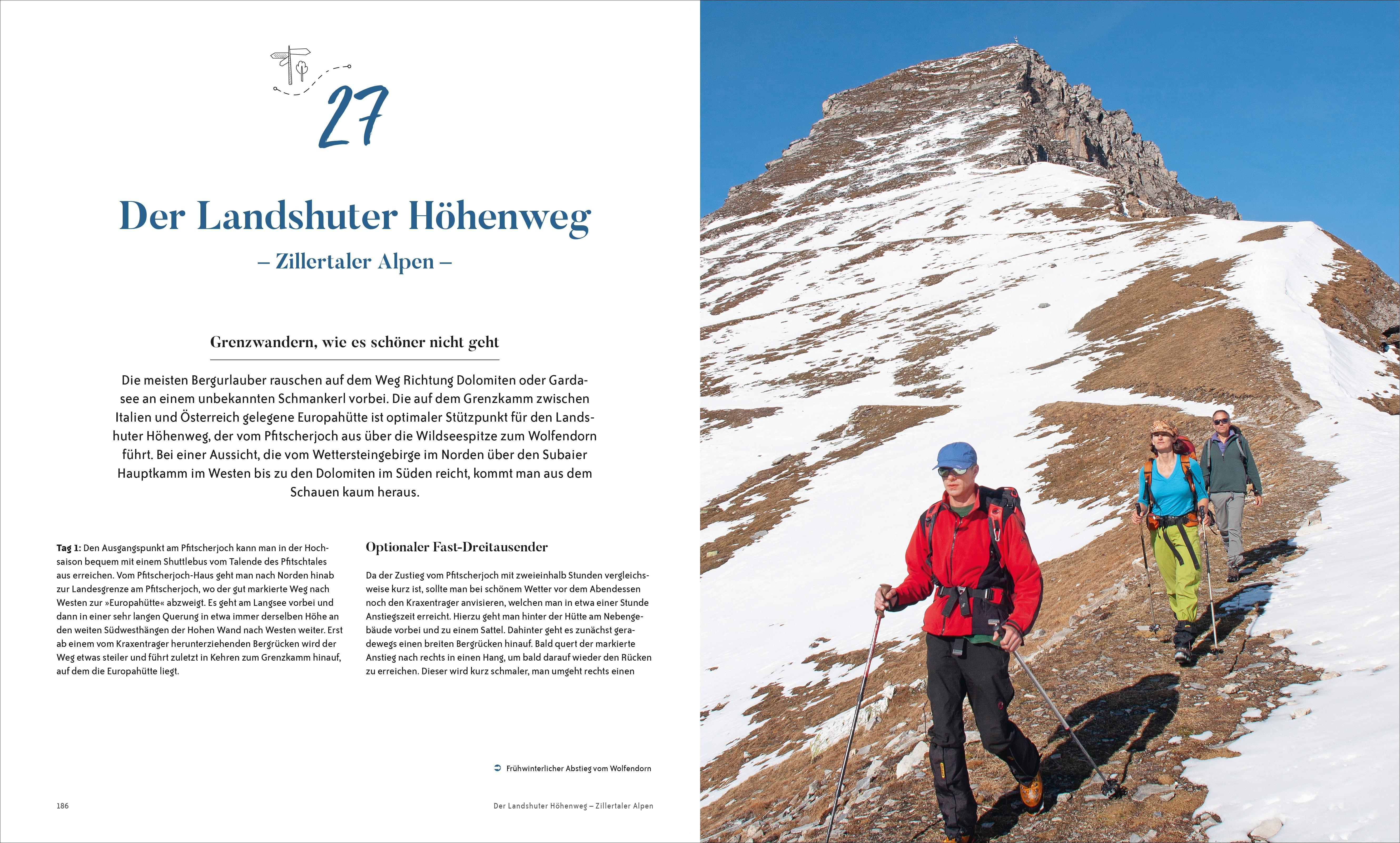 Beispielinhalt (Bild) Die ultimativen Wanderwege in den Alpen