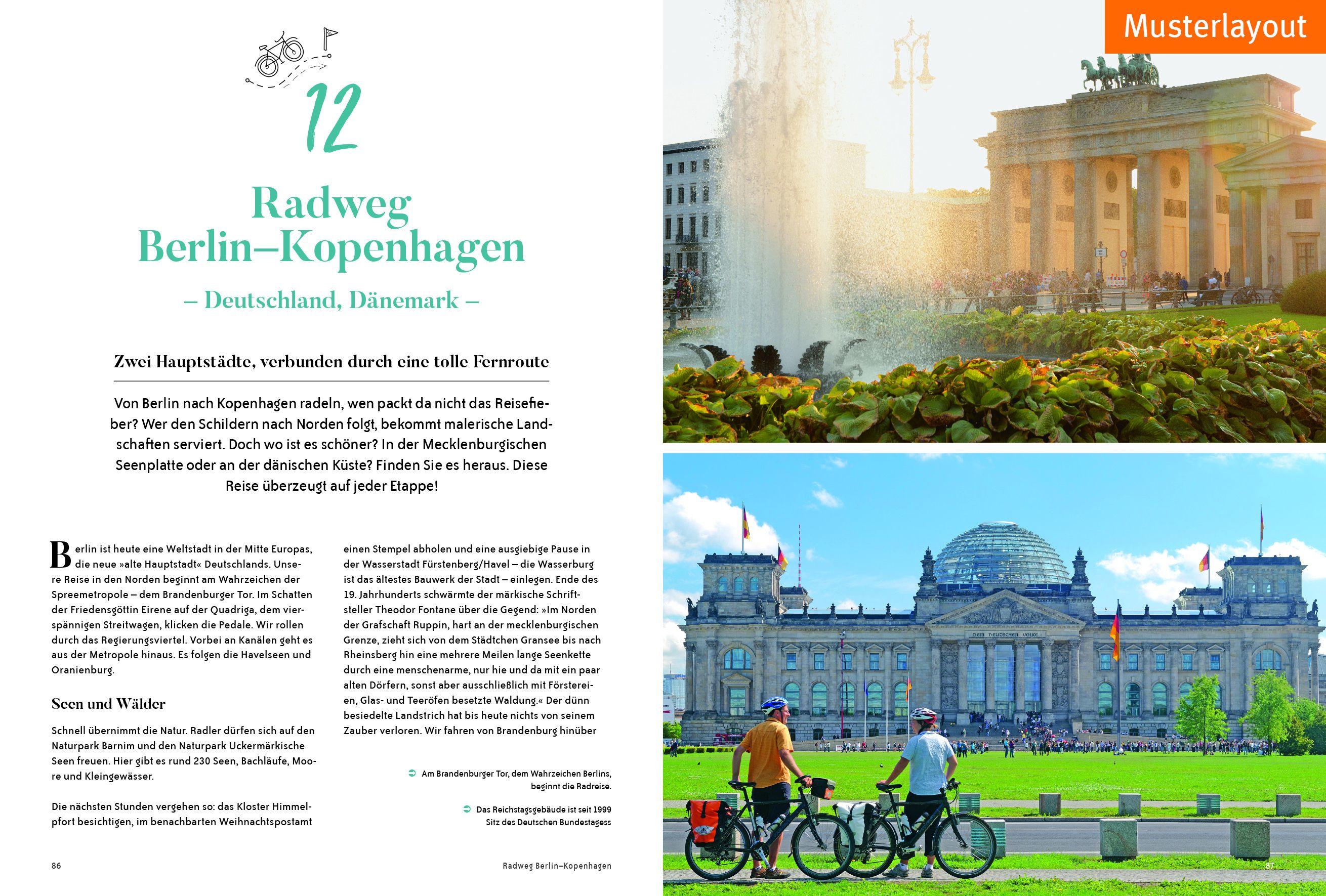 Beispielinhalt (Bild) Die ultimativen Flussradwege in Deutschland