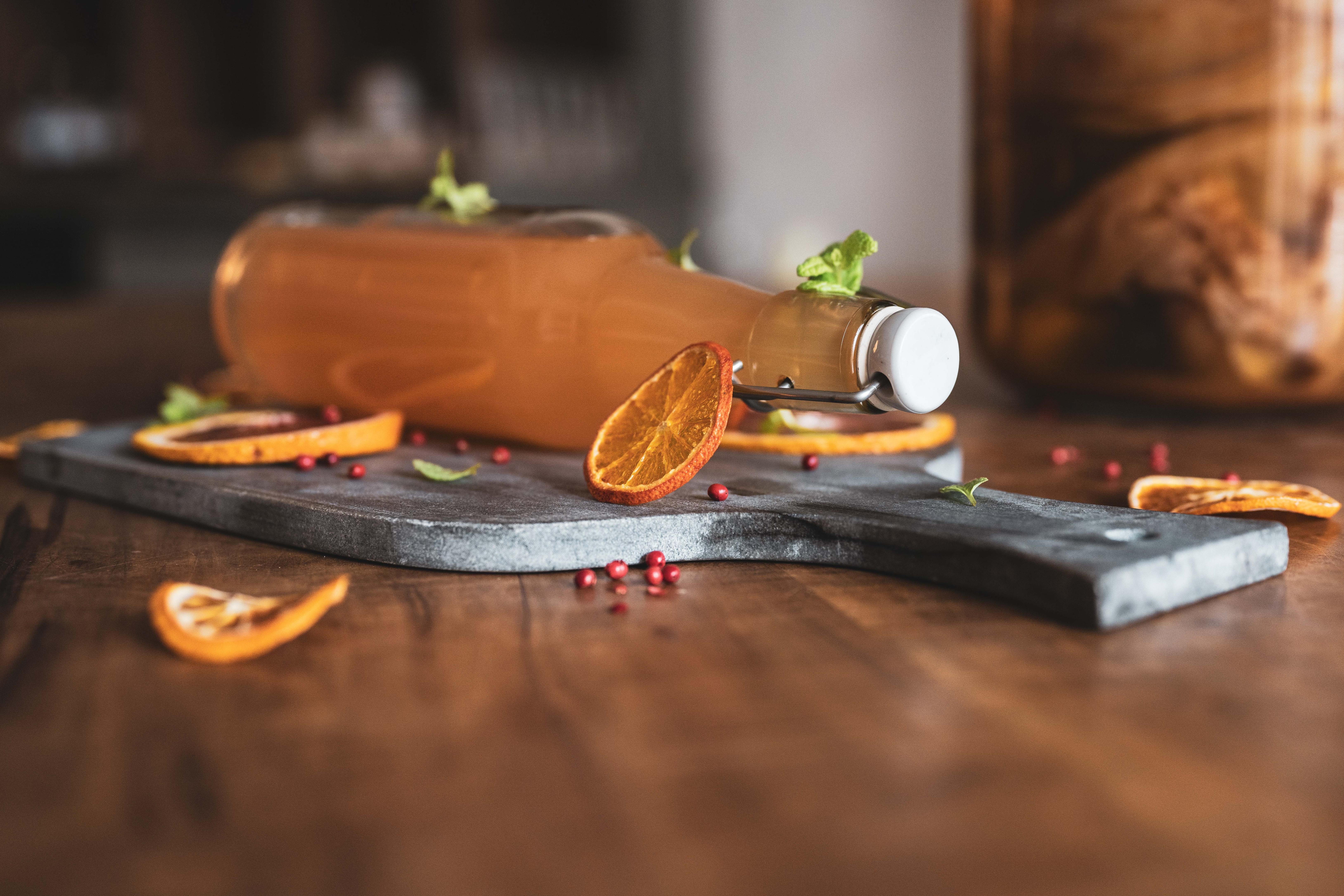 Beispielinhalt (Bild) Kombucha selbst gemacht