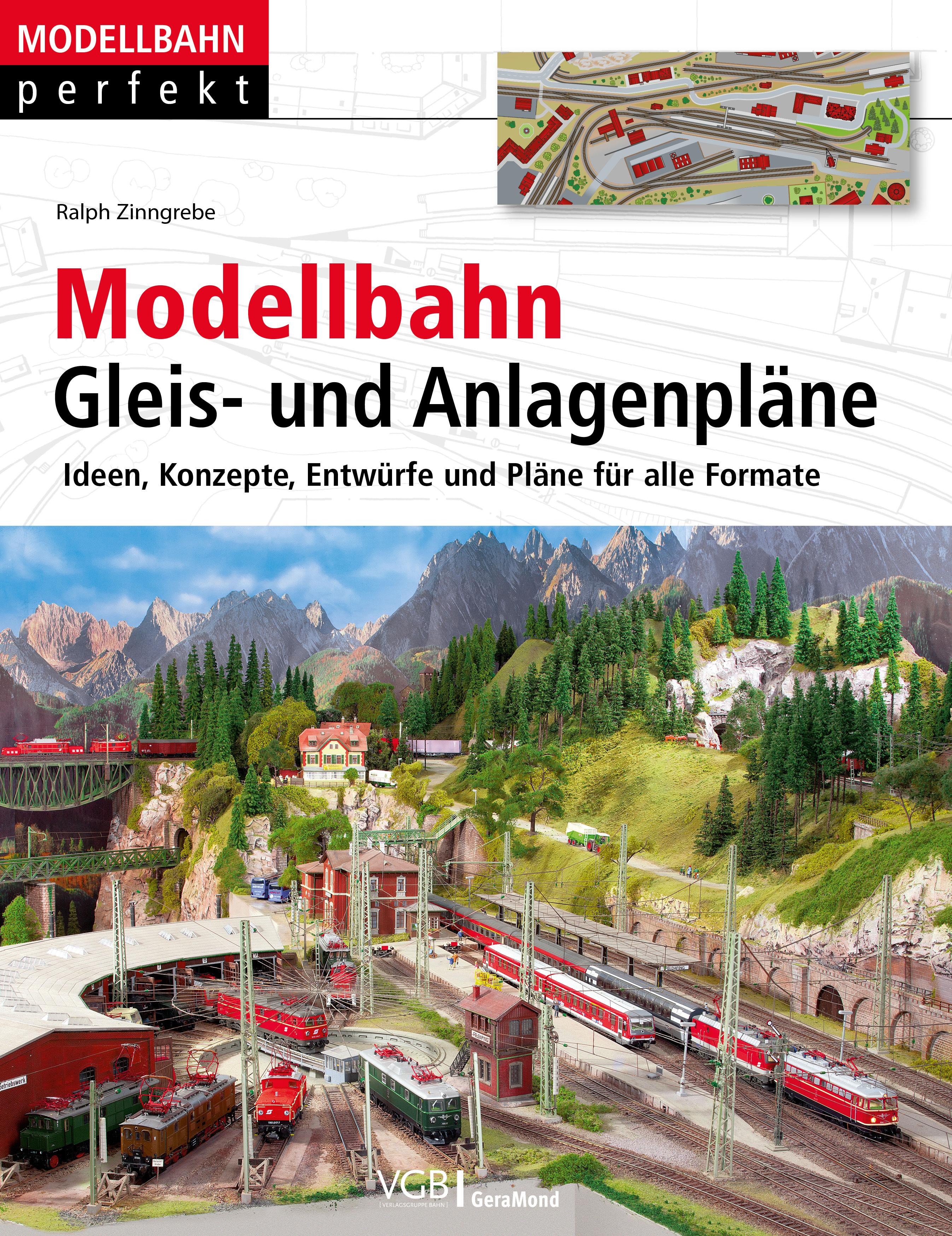Vorderes Coverbild Modellbahn Gleis- und Anlagenpläne