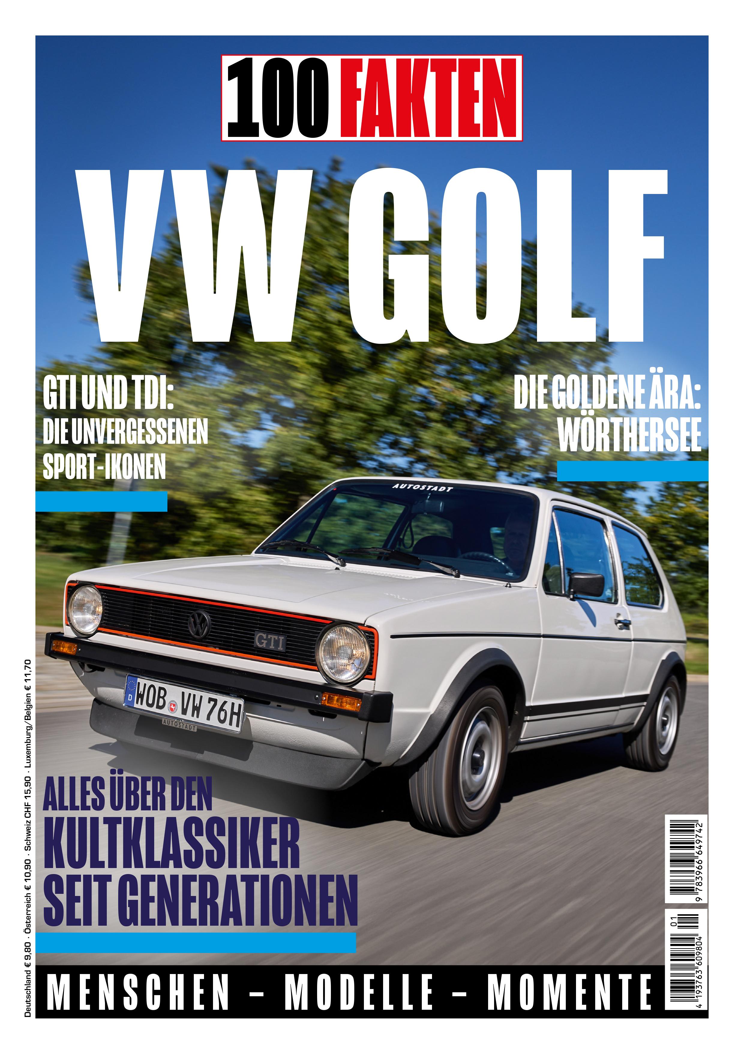 Vorderes Coverbild 100 Fakten: VW Golf