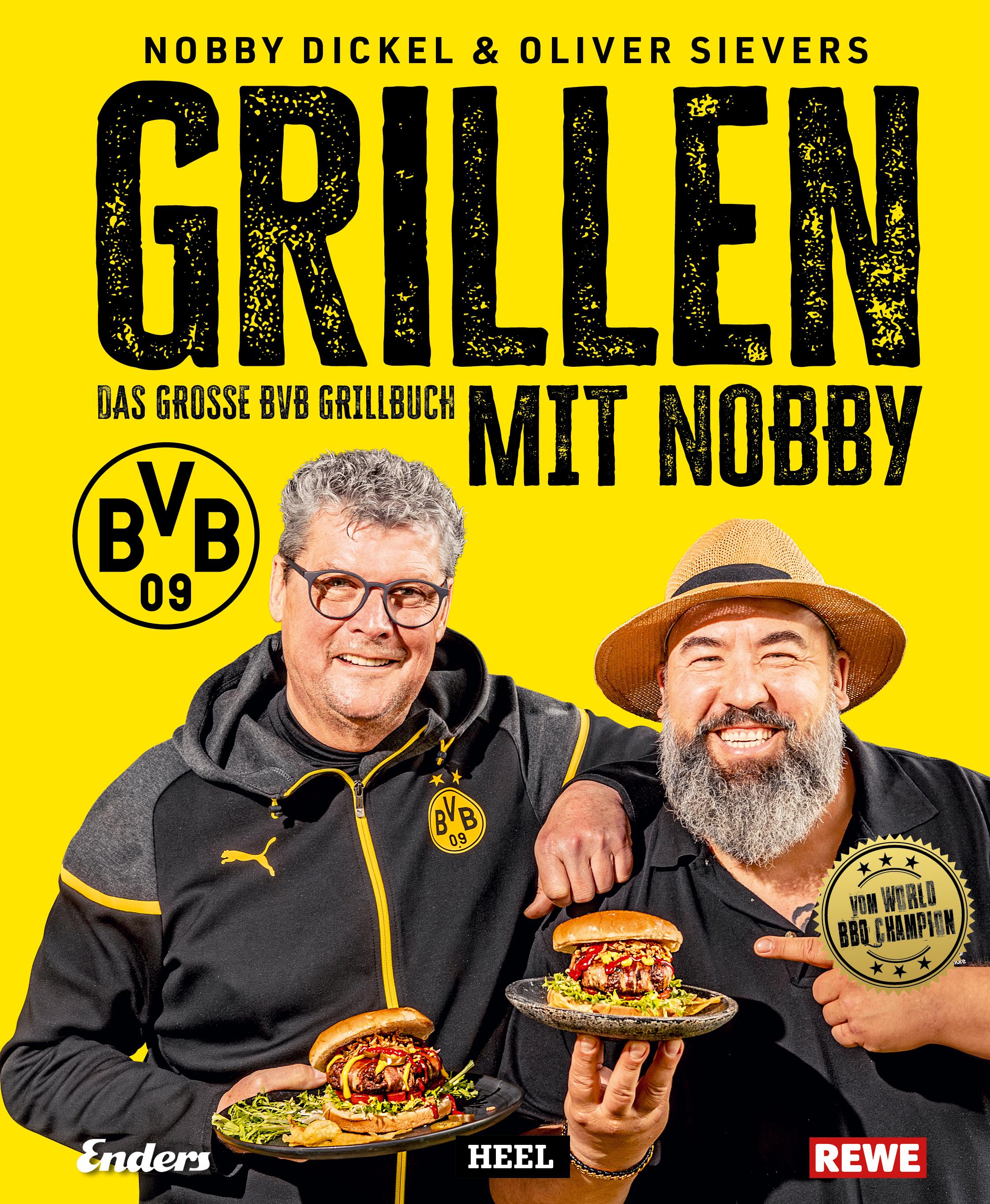 Vorderes Coverbild Grillen mit Nobby: Das große BVB Grillbuch