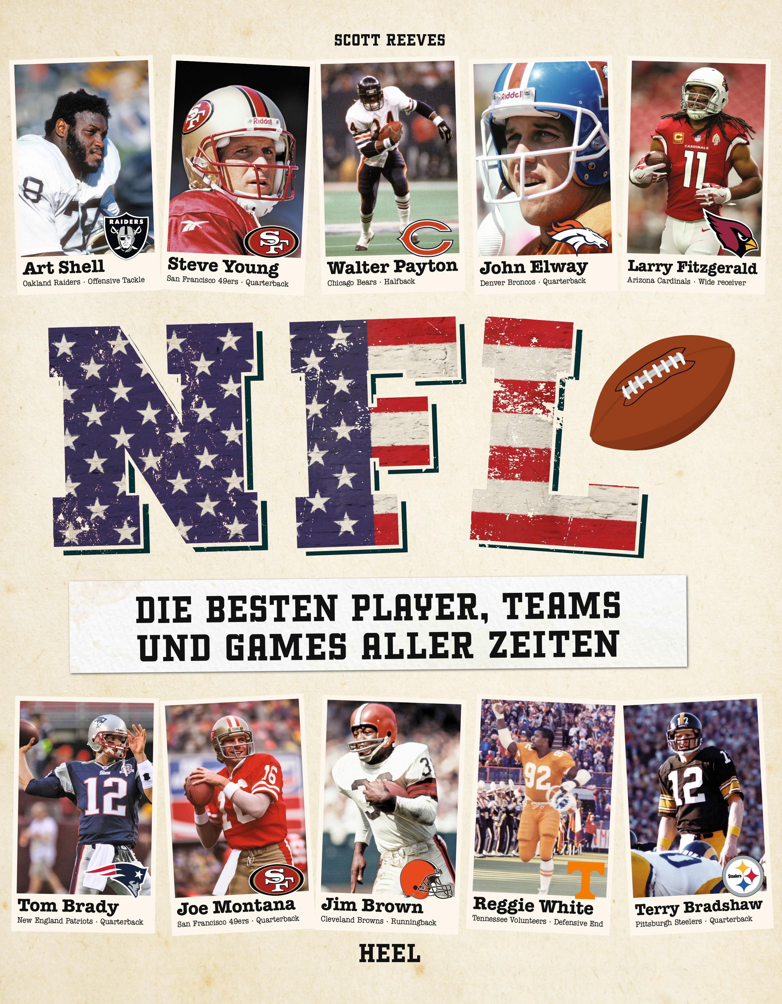 Vorderes Coverbild NFL - Die besten Player, Teams und Games aller Zeiten