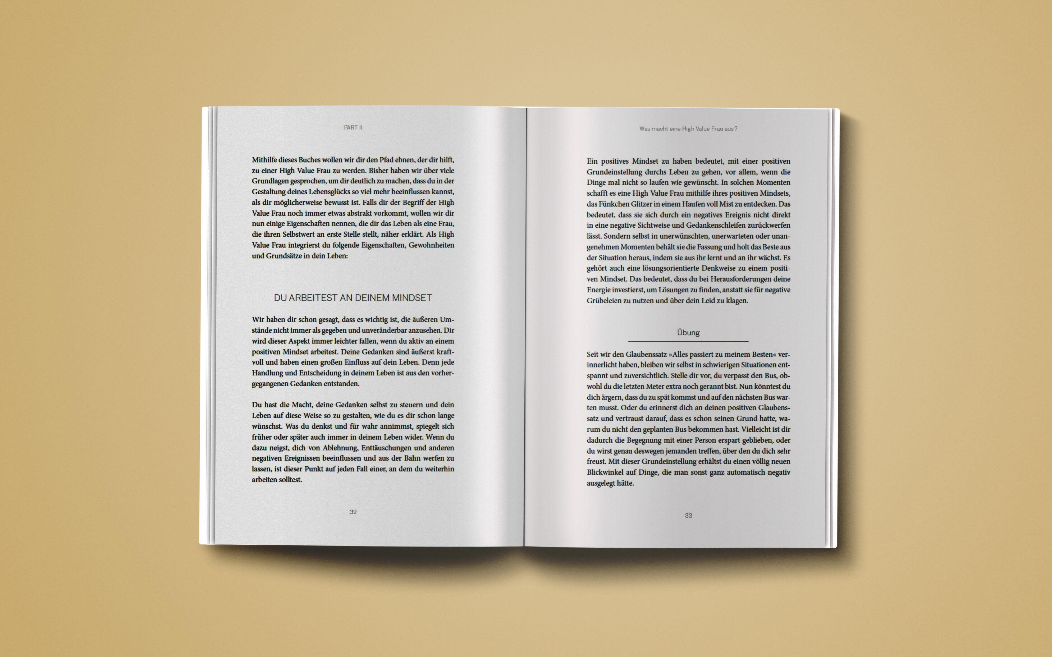 Beispielinhalt (Bild) Werde zur High Value Frau