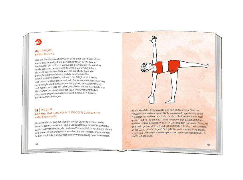 Beispielinhalt (Bild) Mein Yoga-Jahr