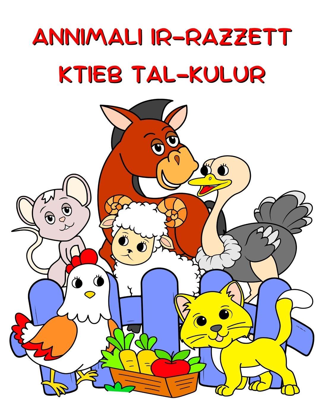 Vorderes Coverbild Annimali ir-Razzett Ktieb tal-Kulur